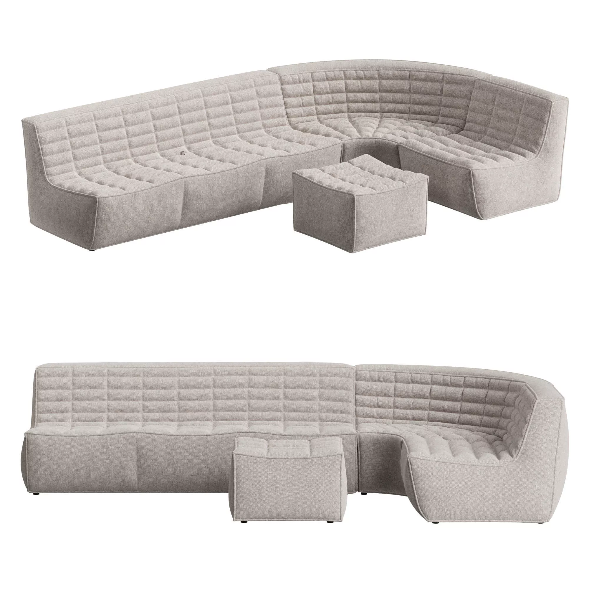 N701 Modular Sofa 3D model