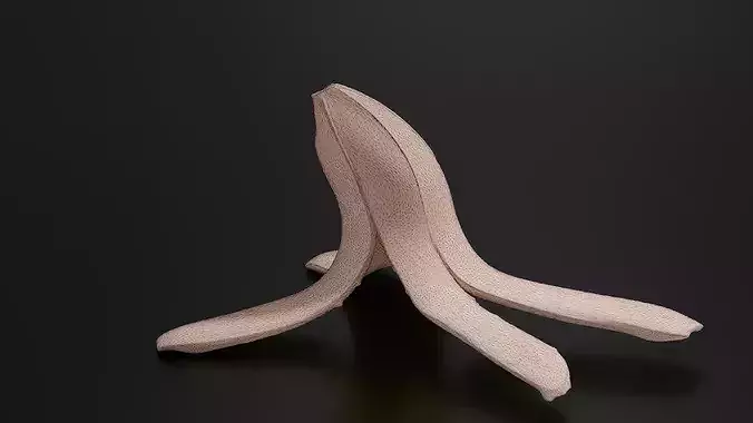 Banana peel 02 3D print model 7