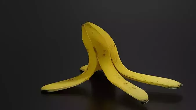 Banana peel 02 3D print model 2