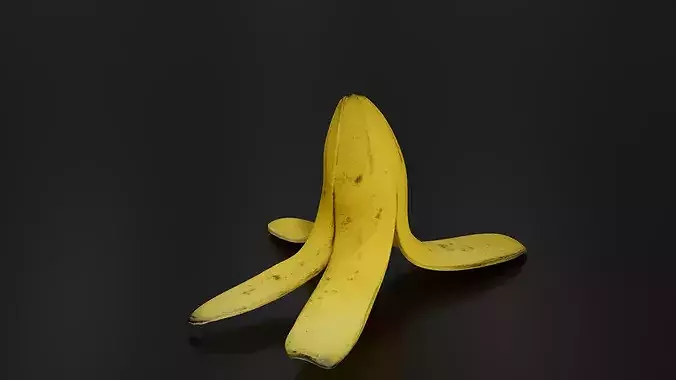 Banana peel 02 3D print model 3