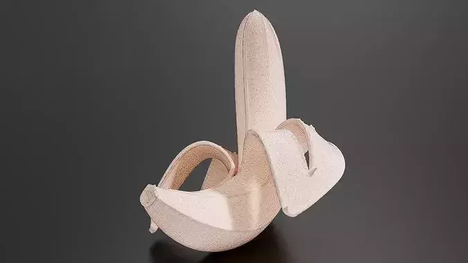 Banana 01 3D print model 7