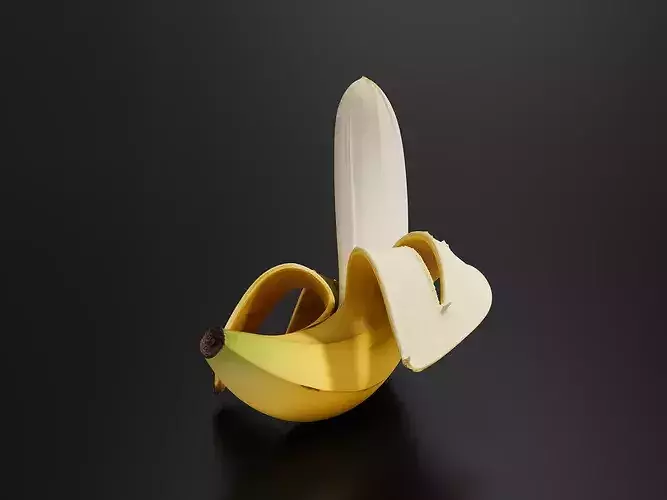 Banana 01 3D print model