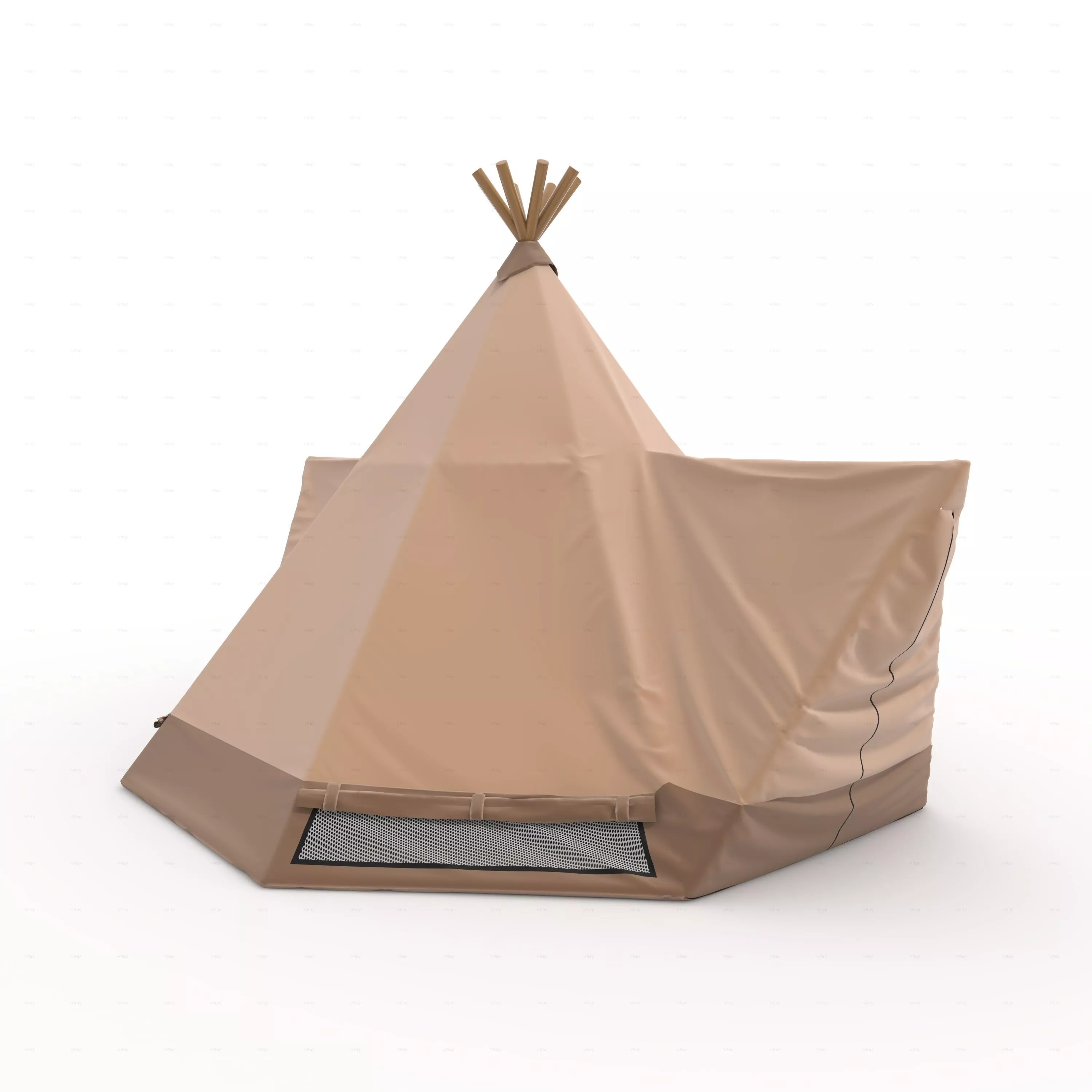 Glamping Tent 04 3D model
