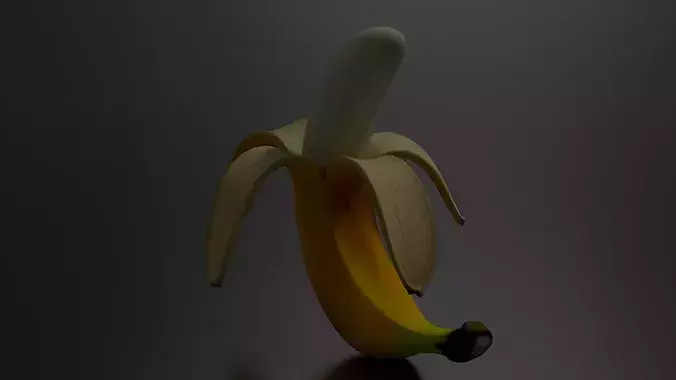 Banana 04 3D print model 2
