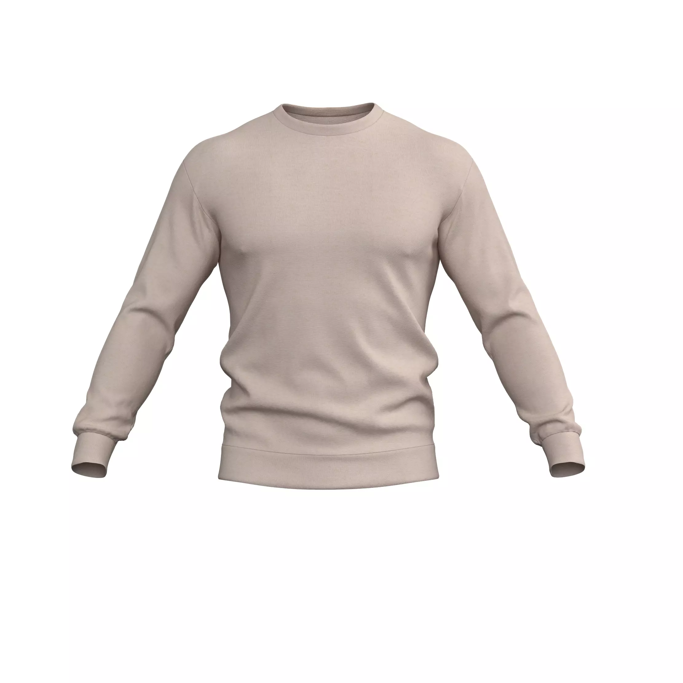 Mens sweatshirt Clo3d Marvelous Designer 3D model