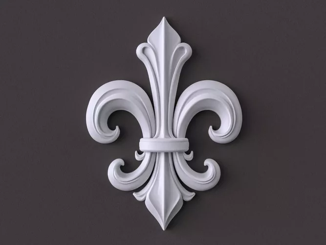 Fleur de Lis Architectural Ornament-01