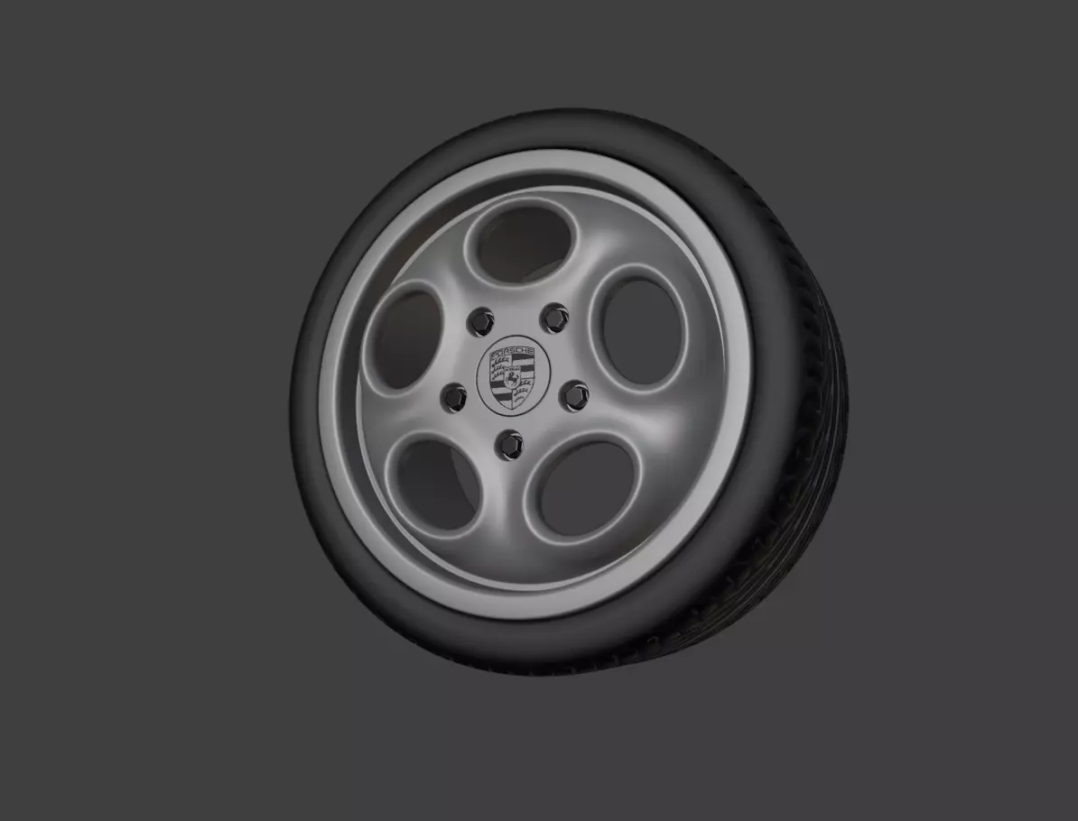 PORSCHE 928 Teledial Rim 3D print model