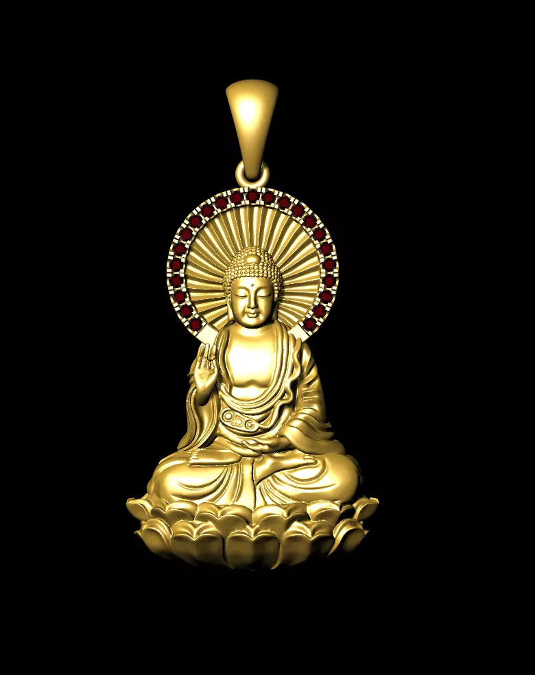 BUDDHA PENDANT 3D print model