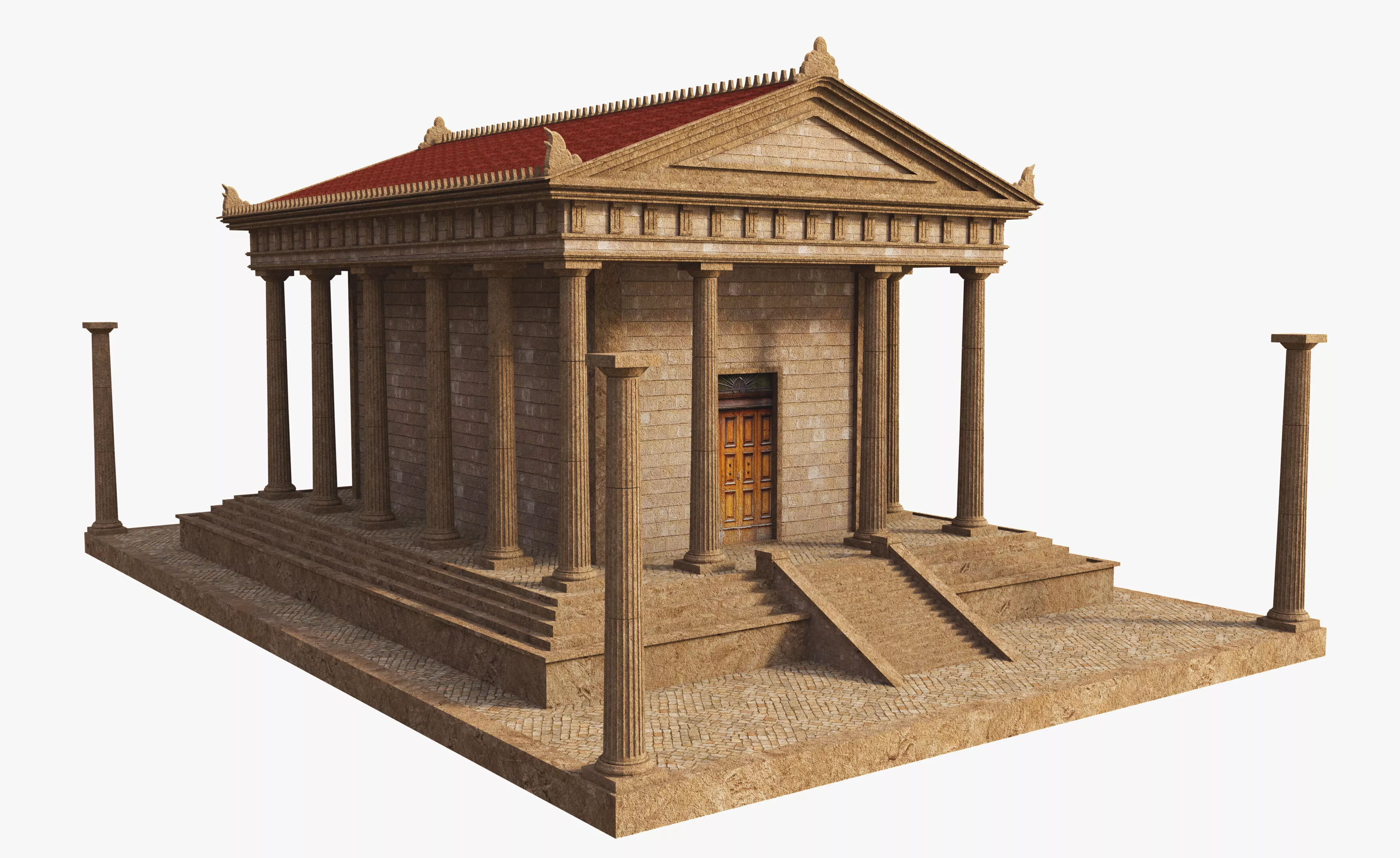 Classic Ancient Temple Free 3D model