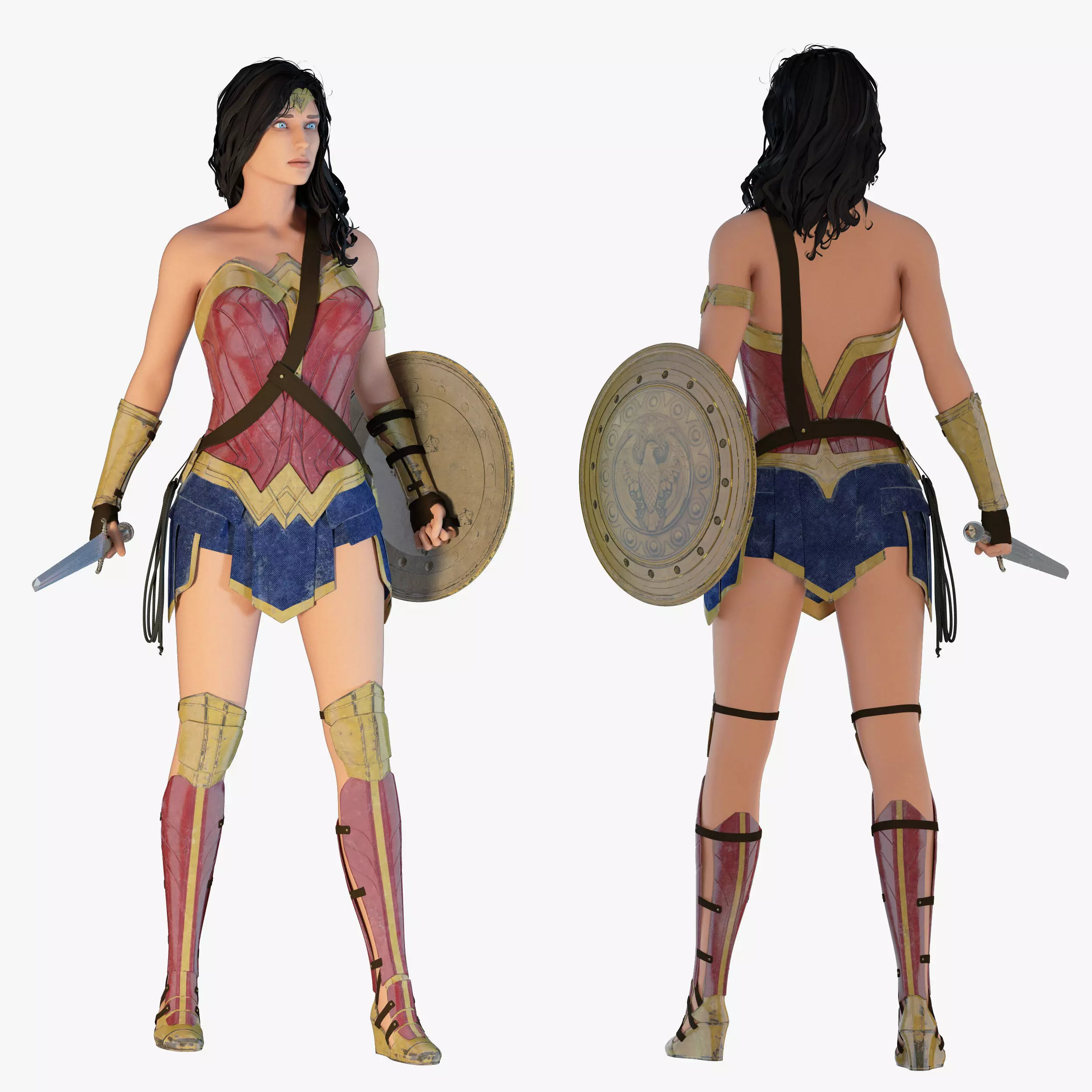 Wonder Woman 3D model_0