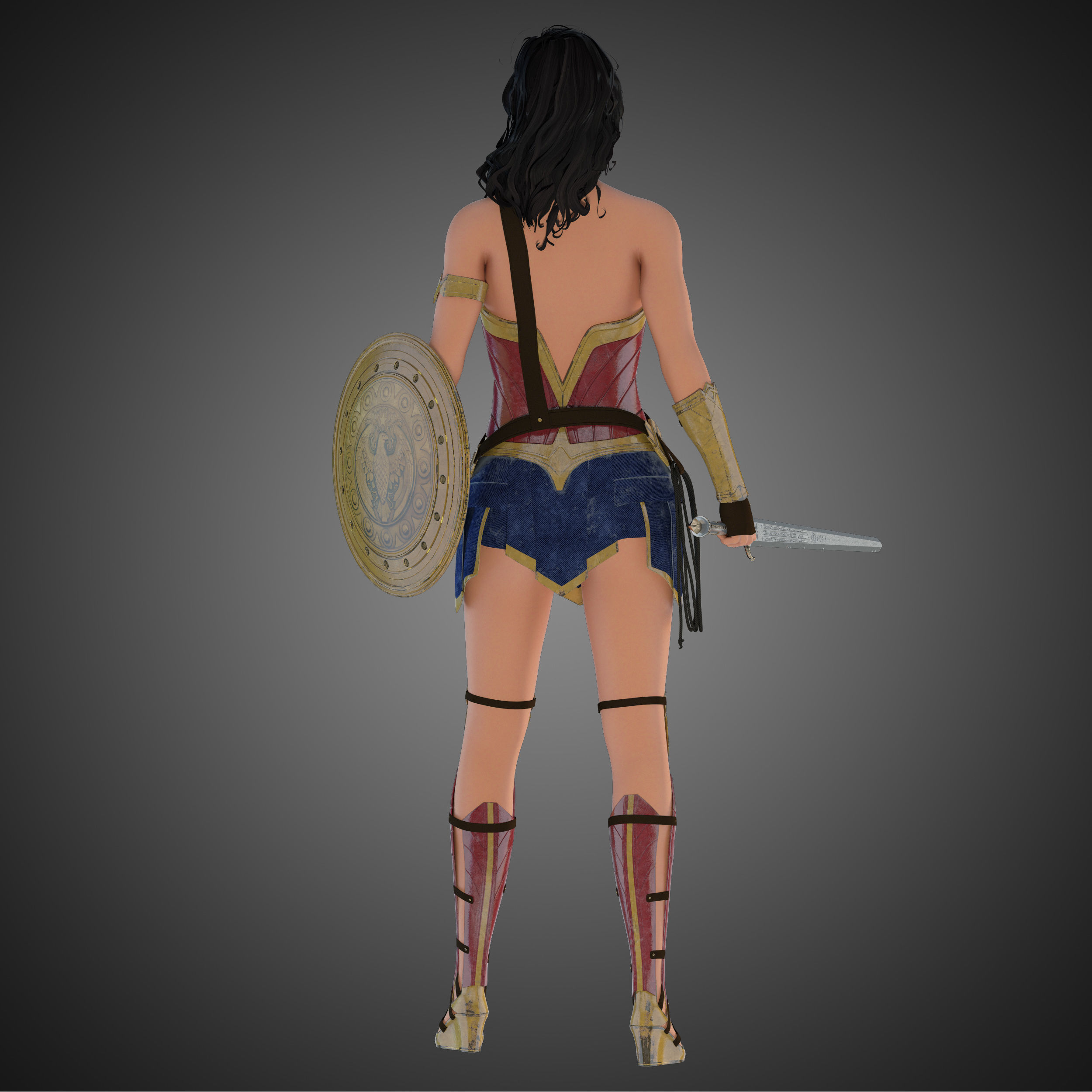 Wonder Woman 3D model_7