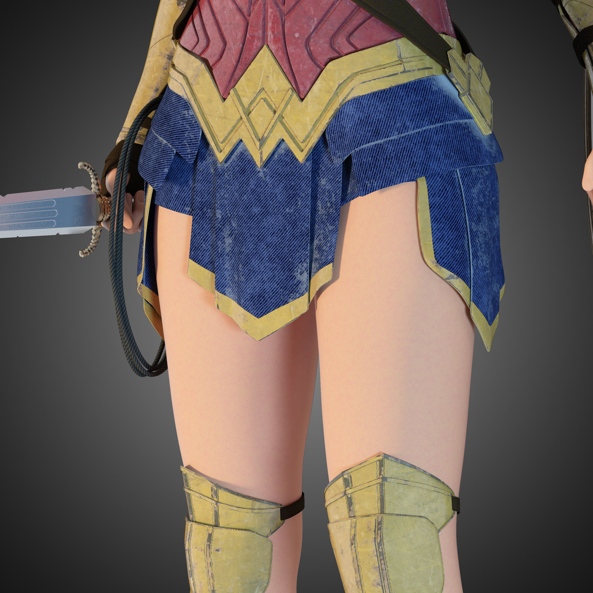 Wonder Woman 3D model_8