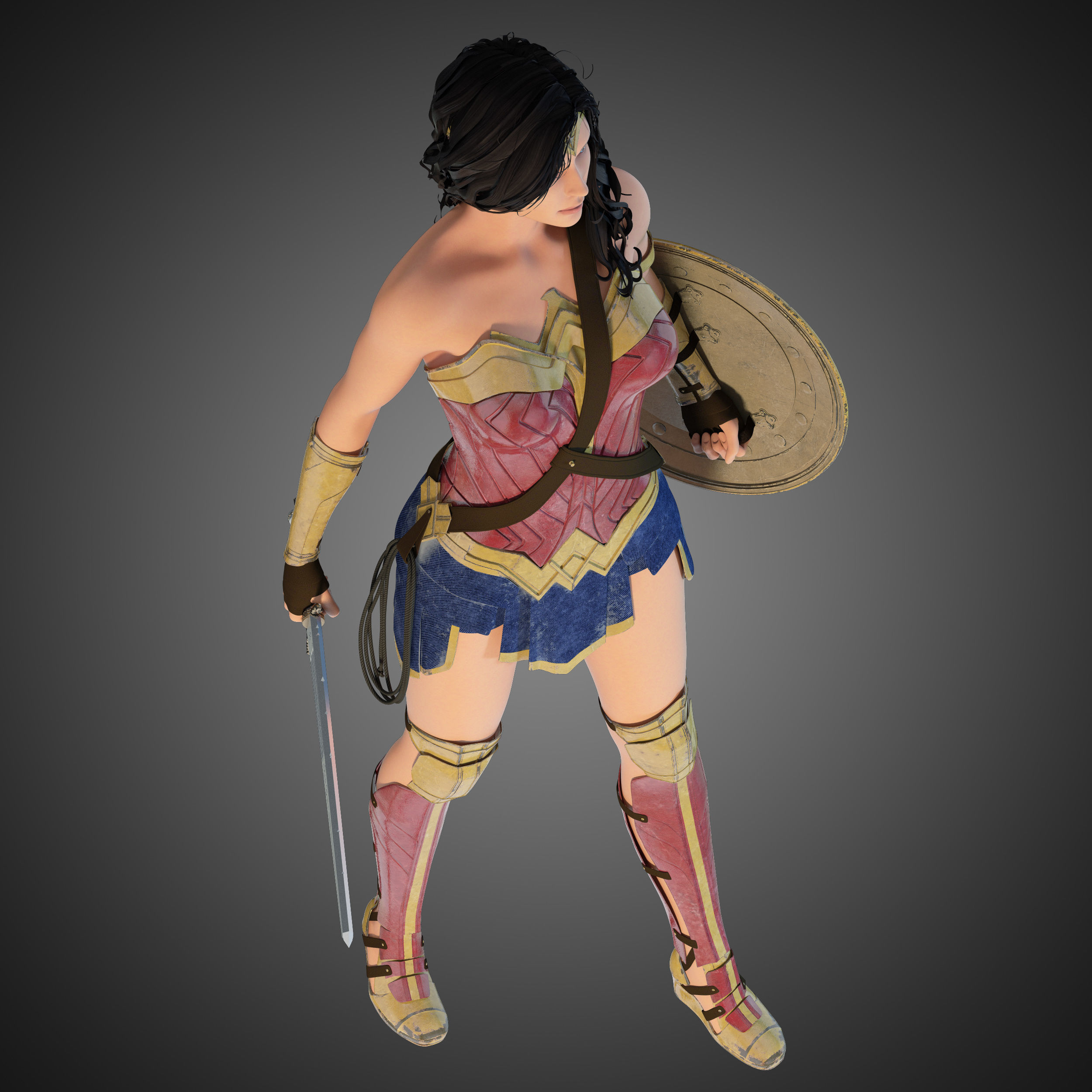 Wonder Woman 3D model_10