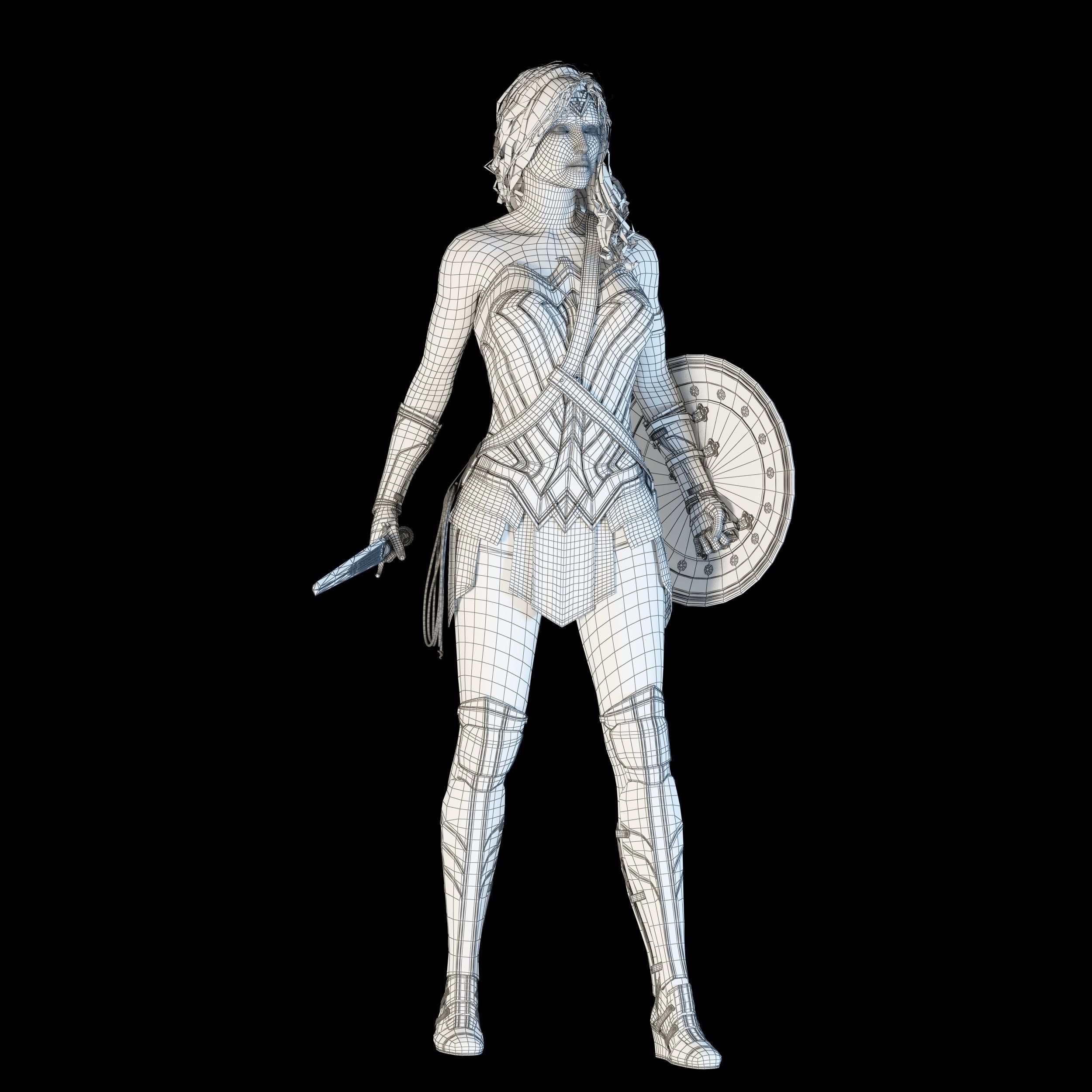 Wonder Woman 3D model_17