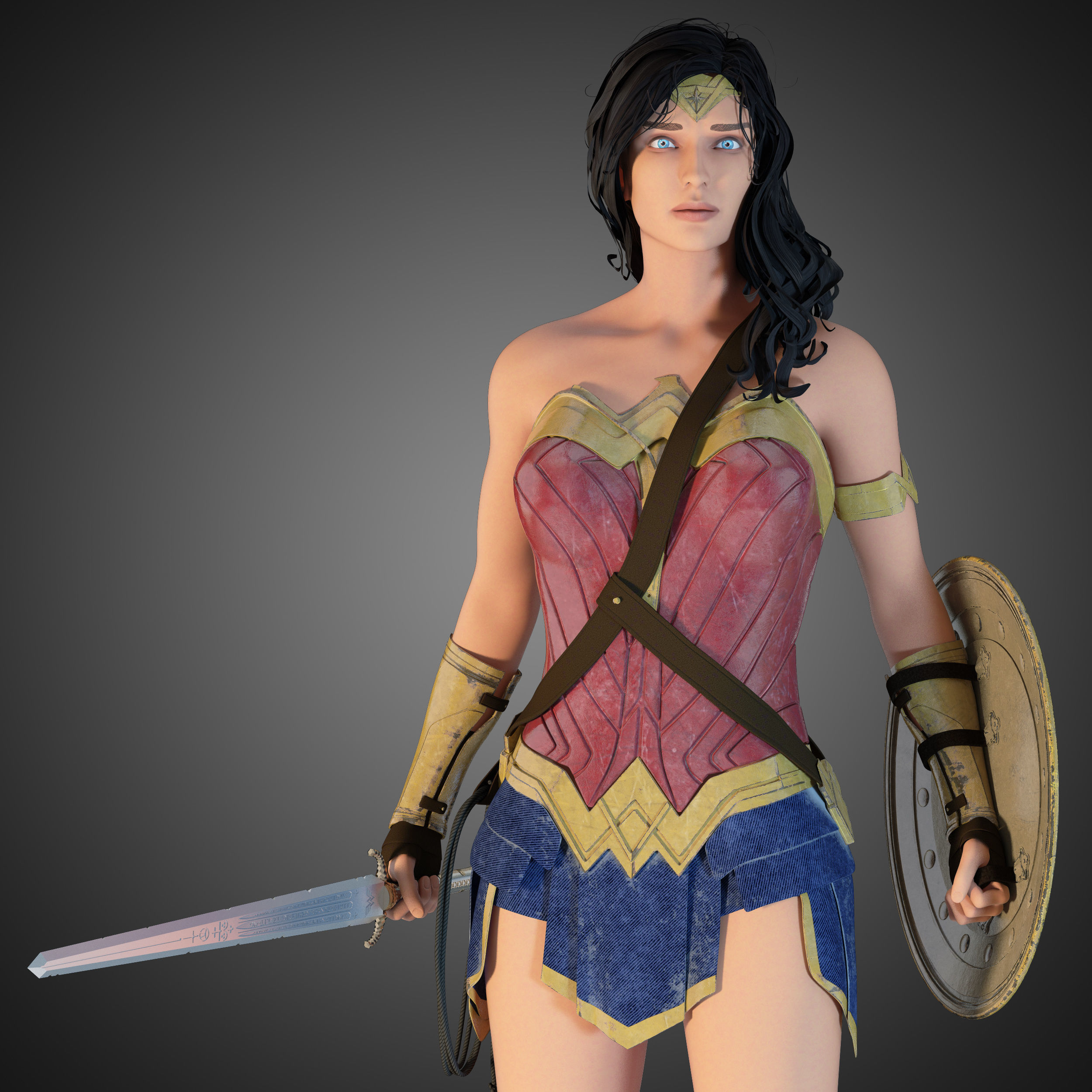Wonder Woman 3D model_14