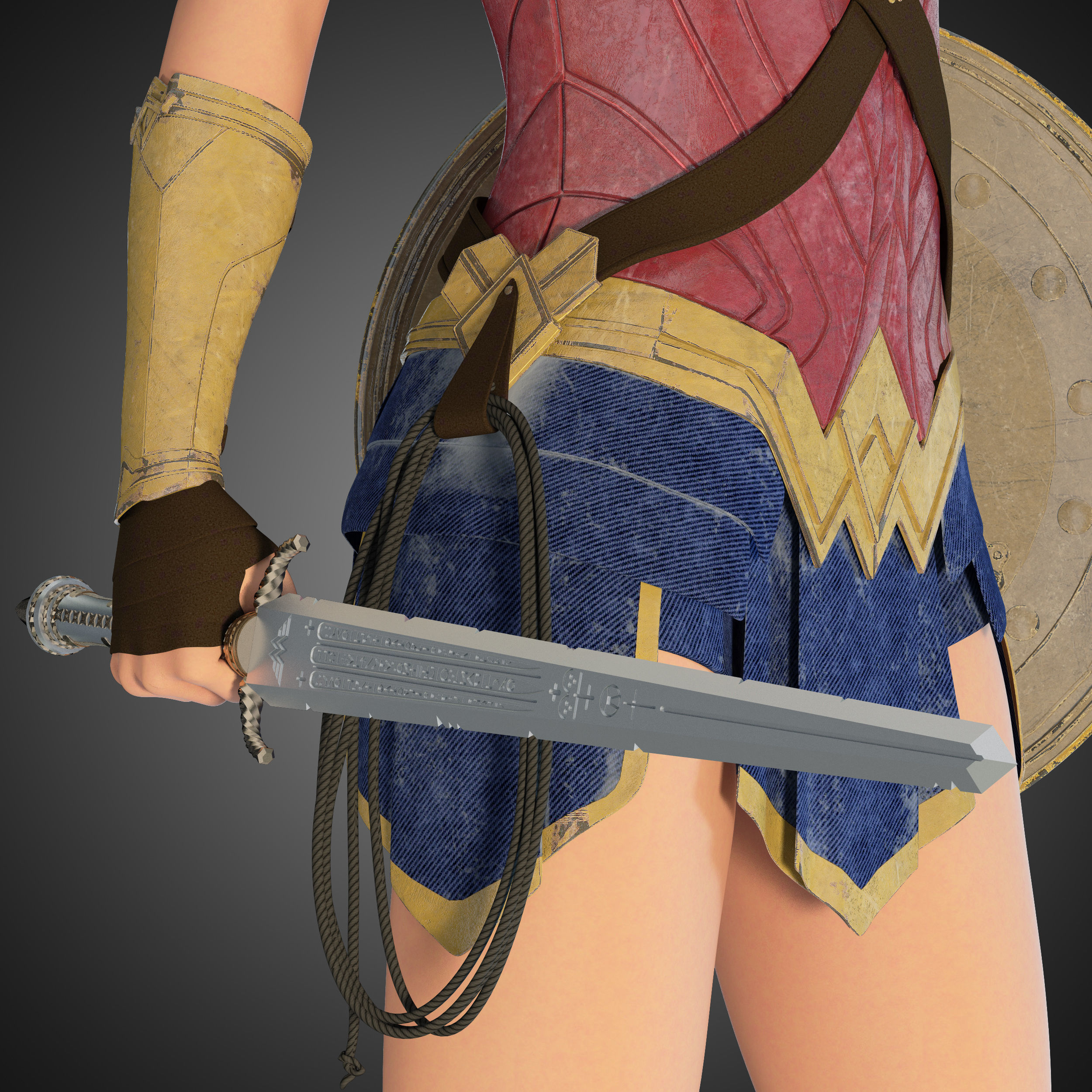 Wonder Woman 3D model_16