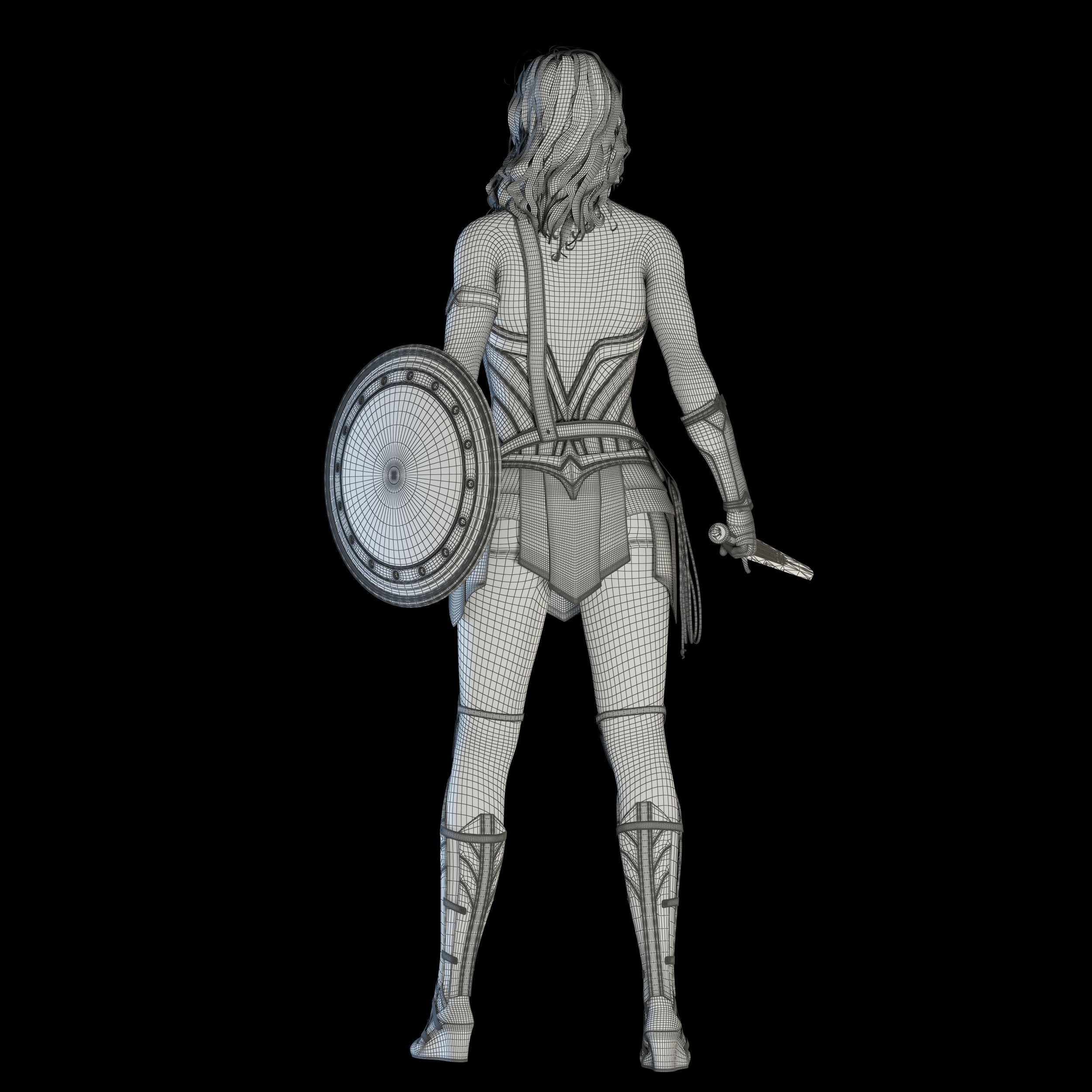 Wonder Woman 3D model_19