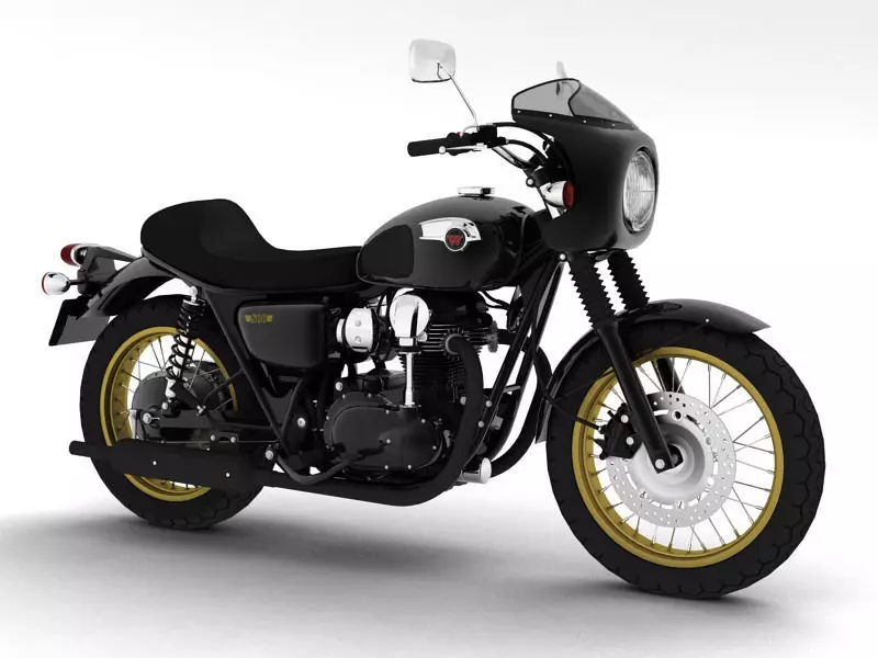 Kawasaki W800 CRS 2014 3D model