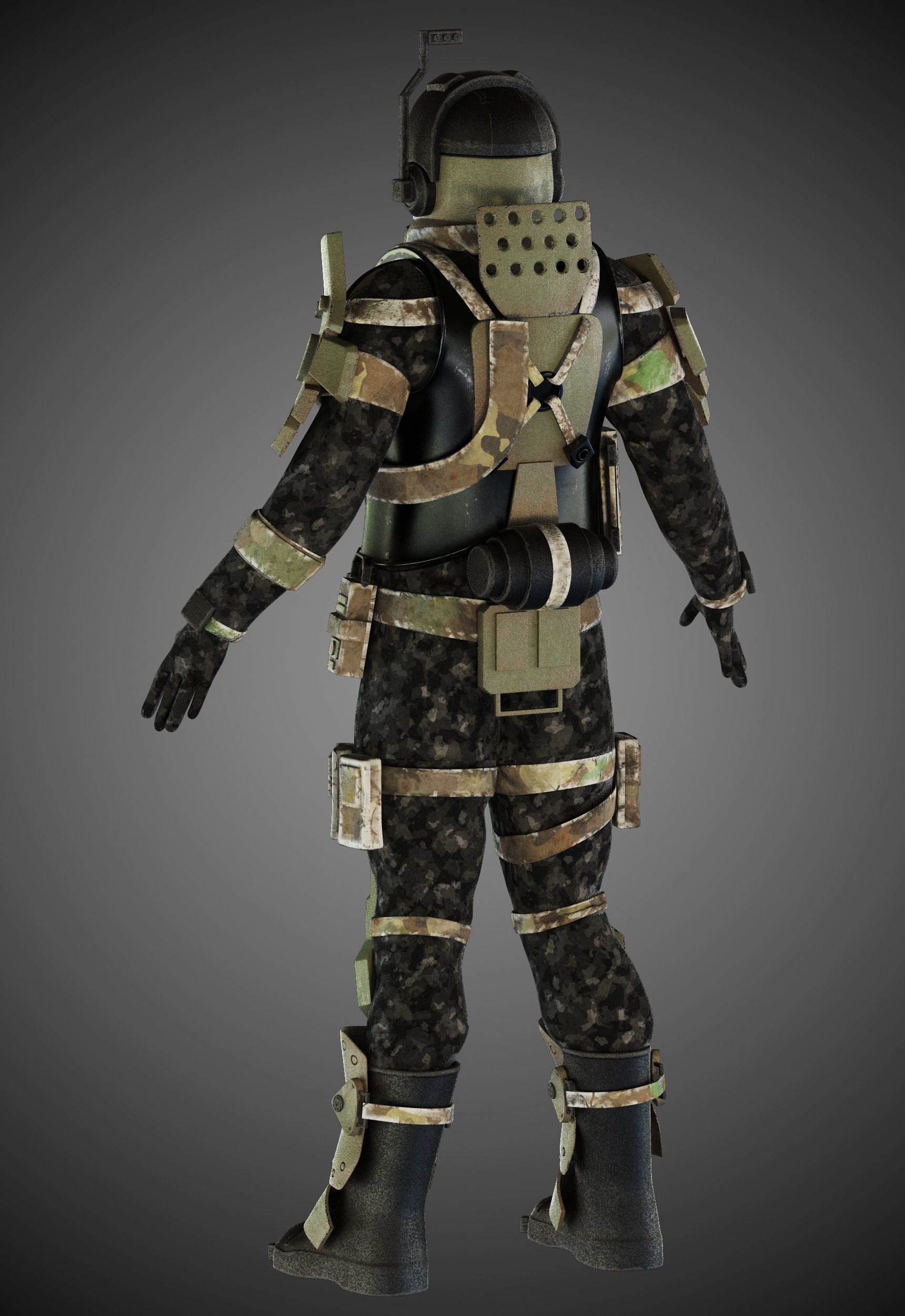 Titanfall pilot 3D model_6