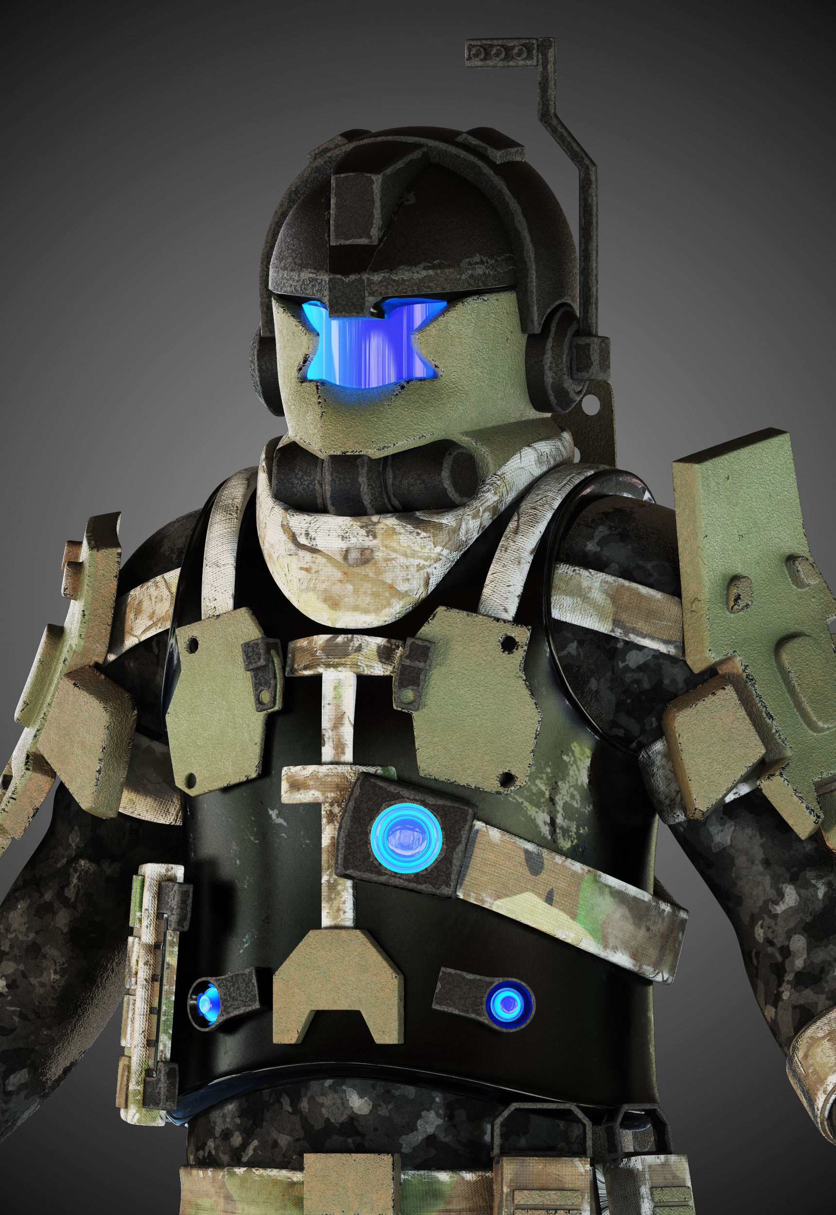 Titanfall pilot 3D model_11