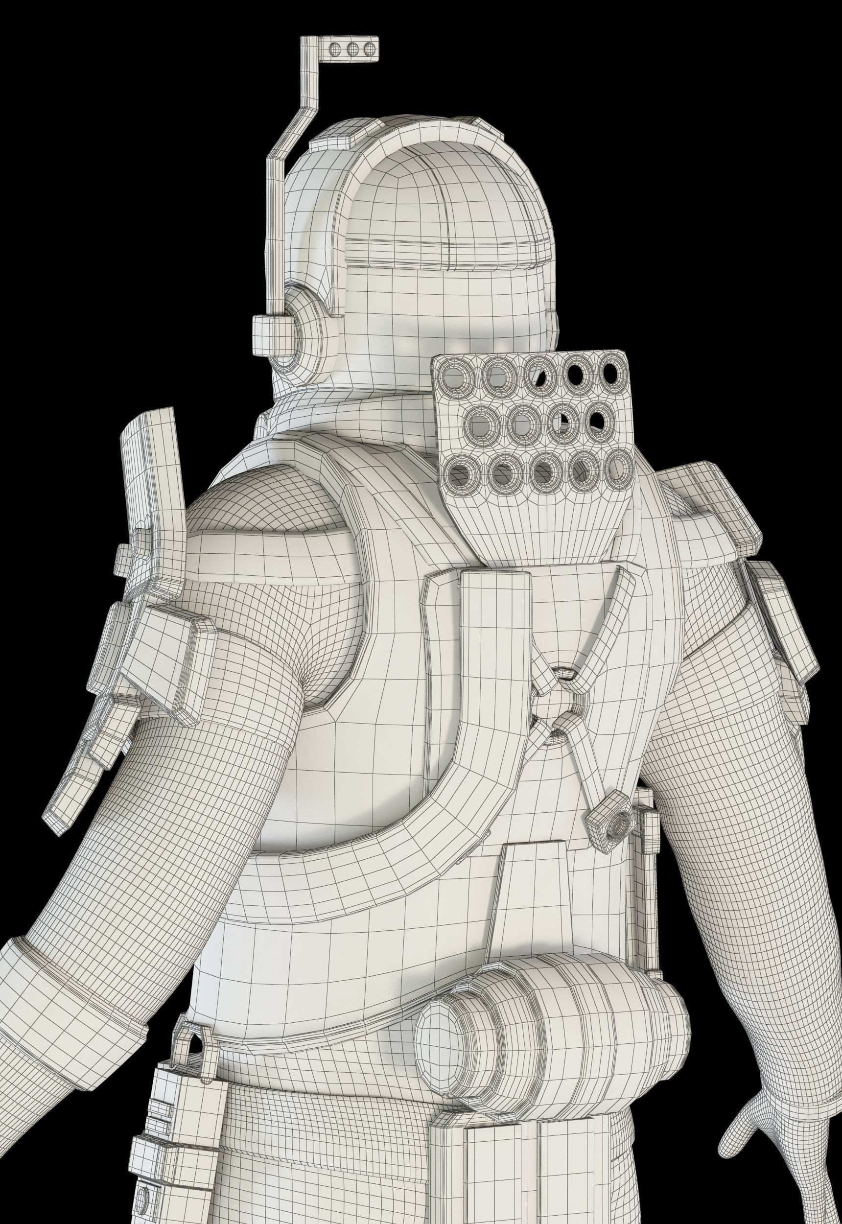 Titanfall pilot 3D model_28