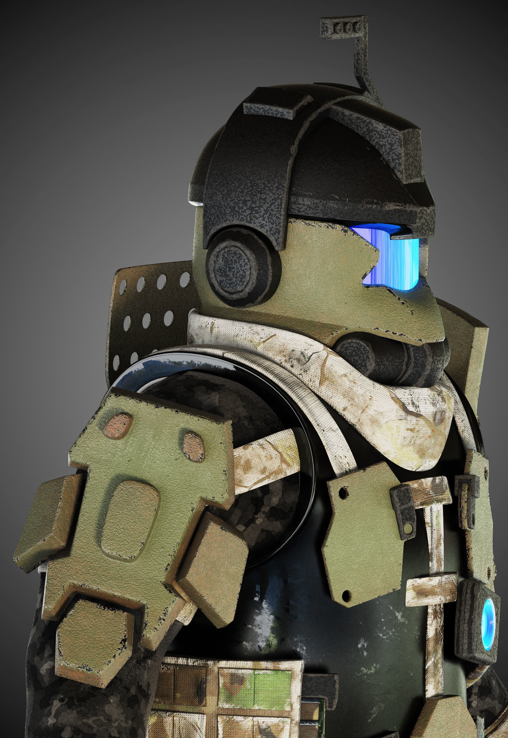 Titanfall pilot 3D model_8
