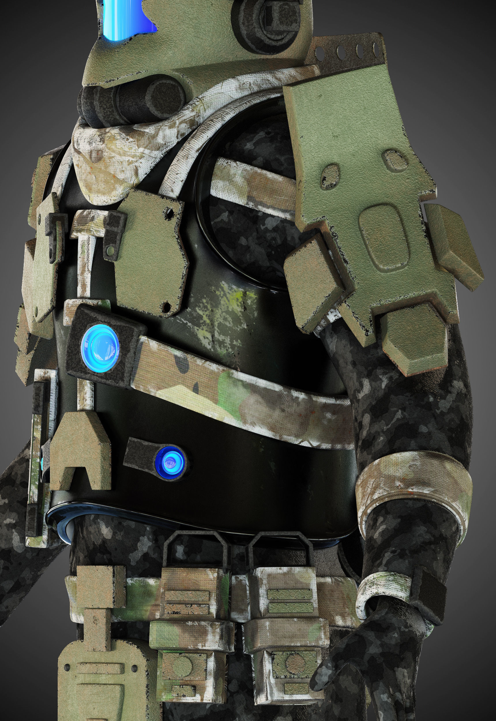 Titanfall pilot 3D model_14