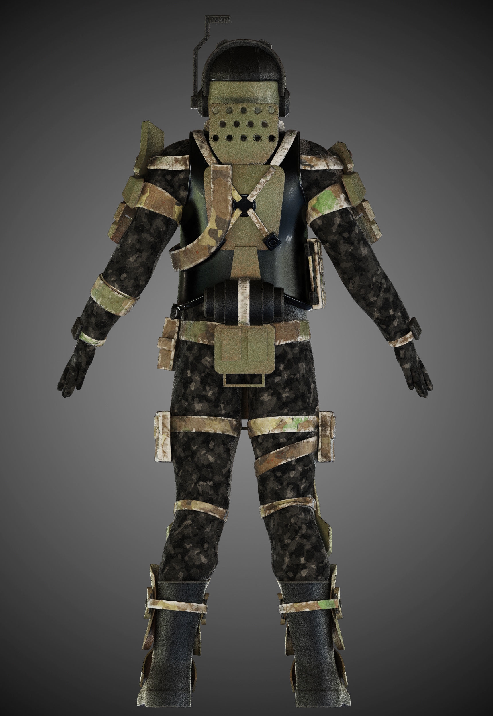 Titanfall pilot 3D model_16