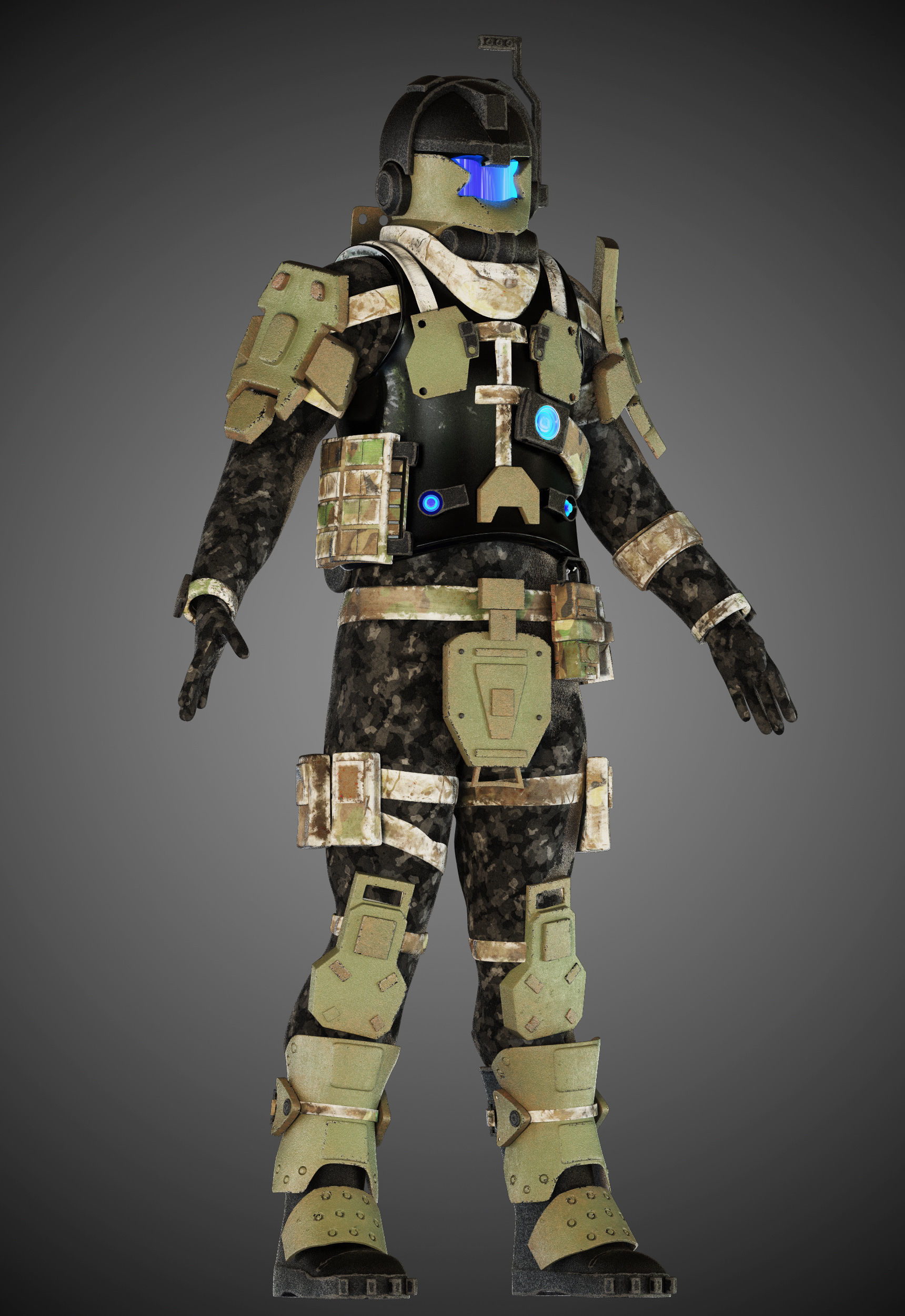 Titanfall pilot 3D model_17
