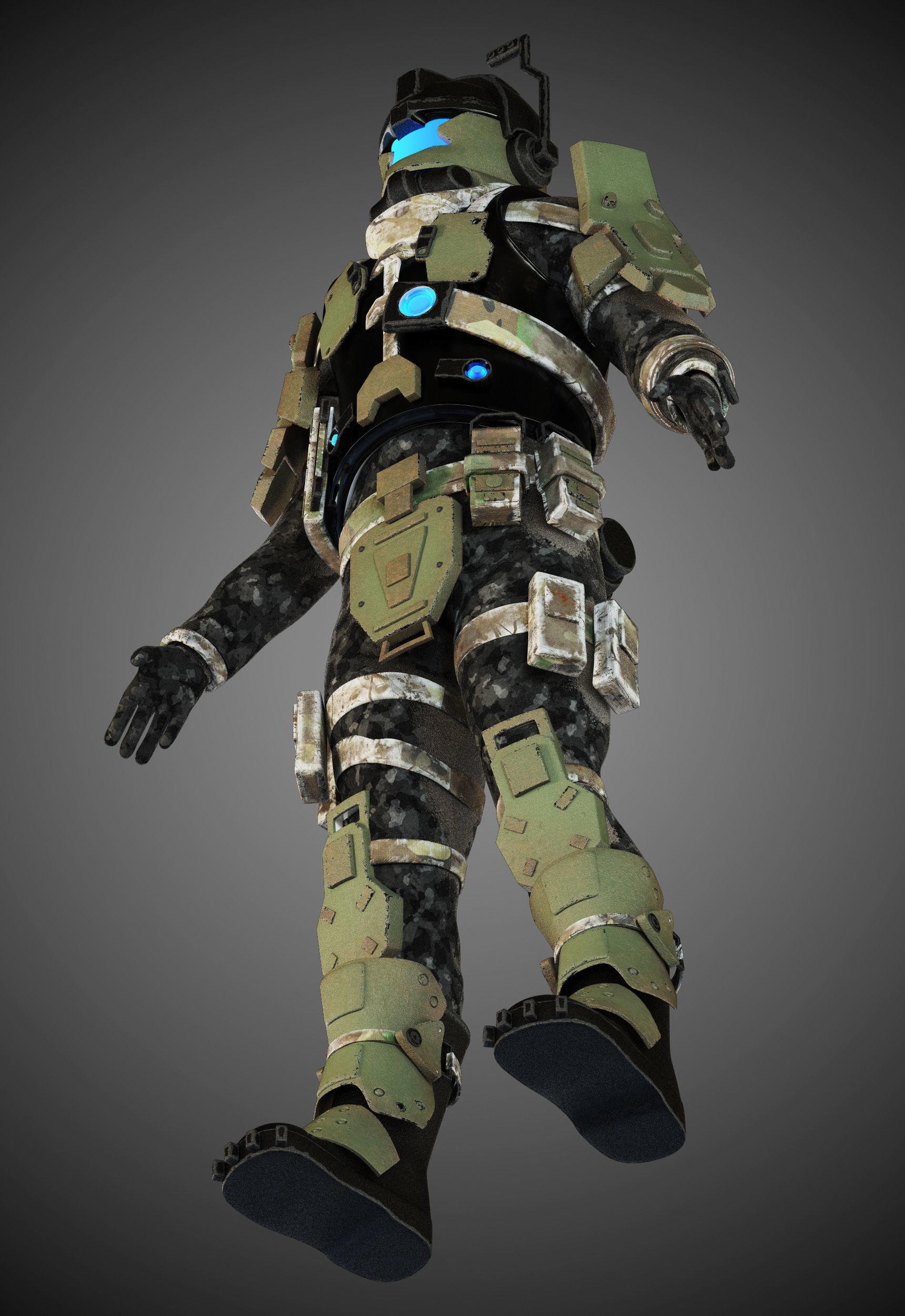 Titanfall pilot 3D model_7