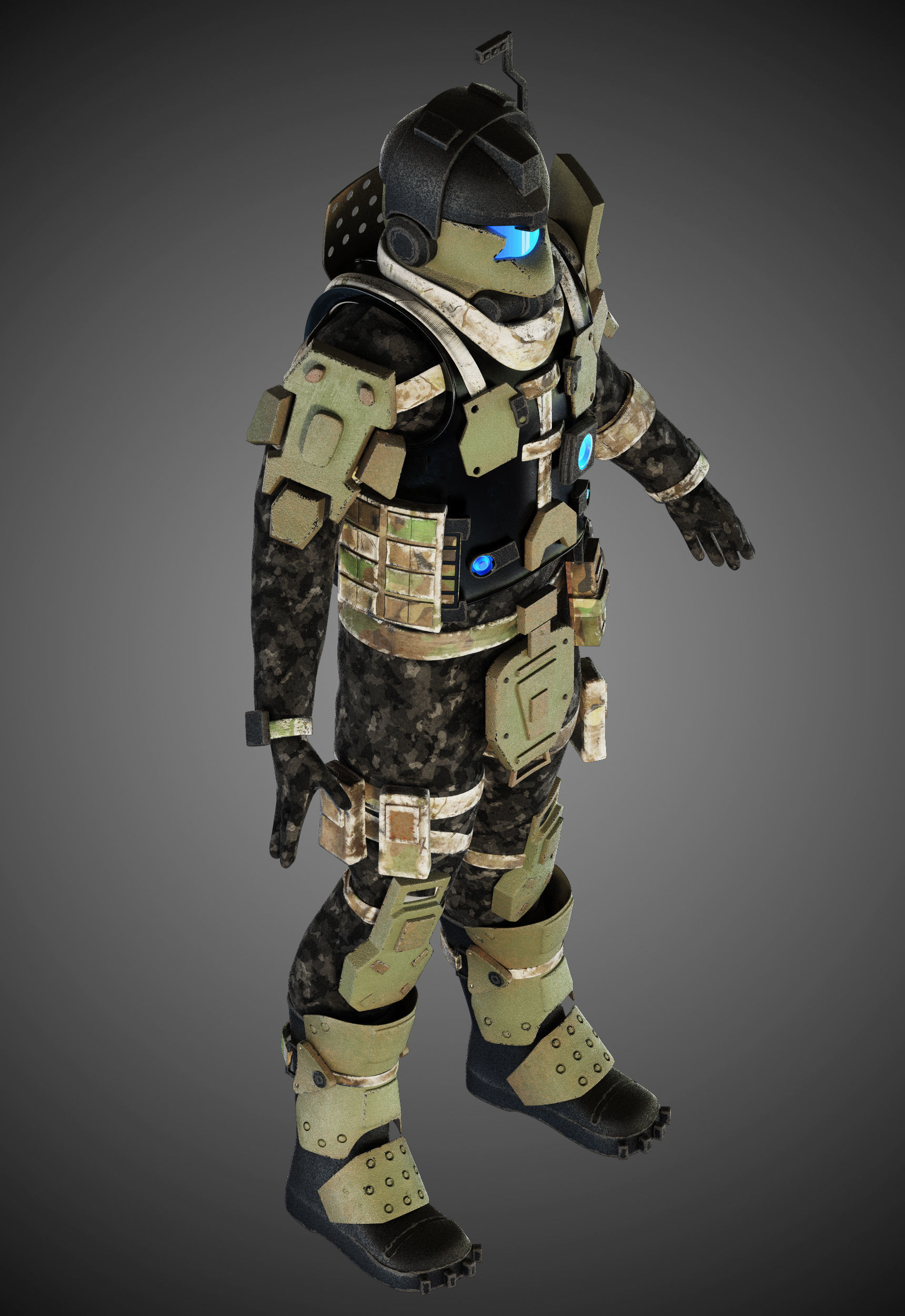 Titanfall pilot 3D model_15