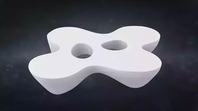 Quark Coffee Table 3D model Quark Coffee Table 3D model