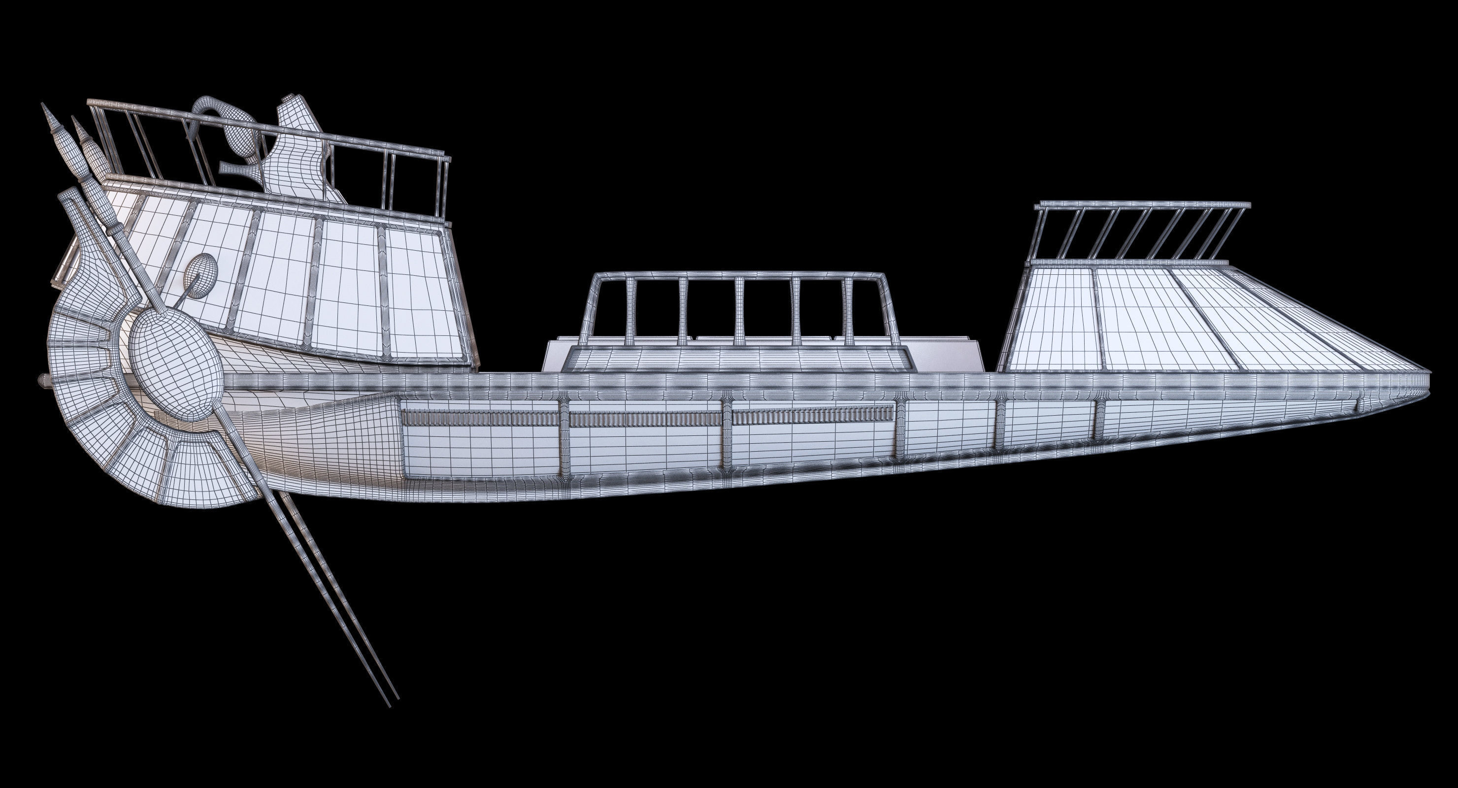 Star Wars Desert Skiff 3D model_20