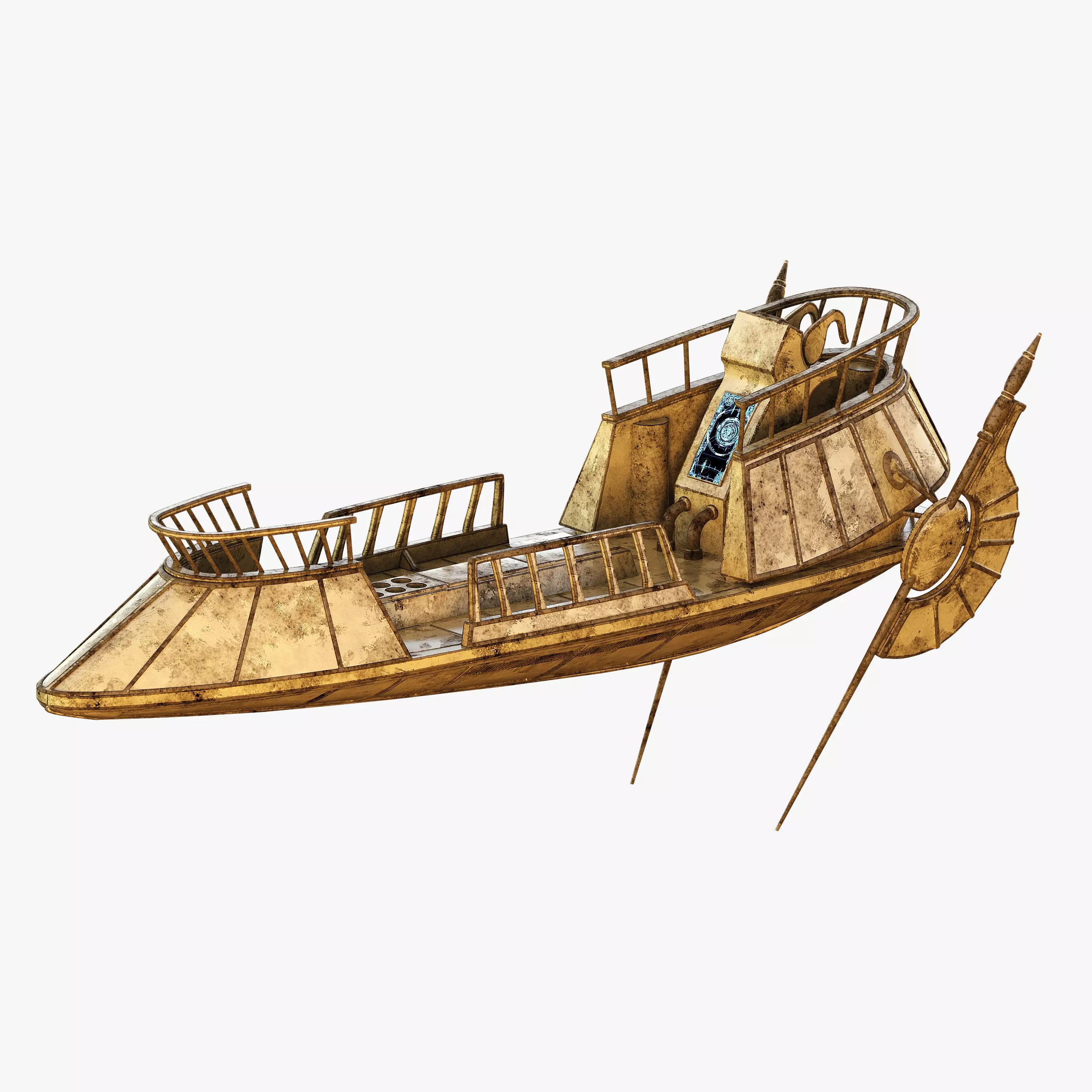 Star Wars Desert Skiff 3D model_0