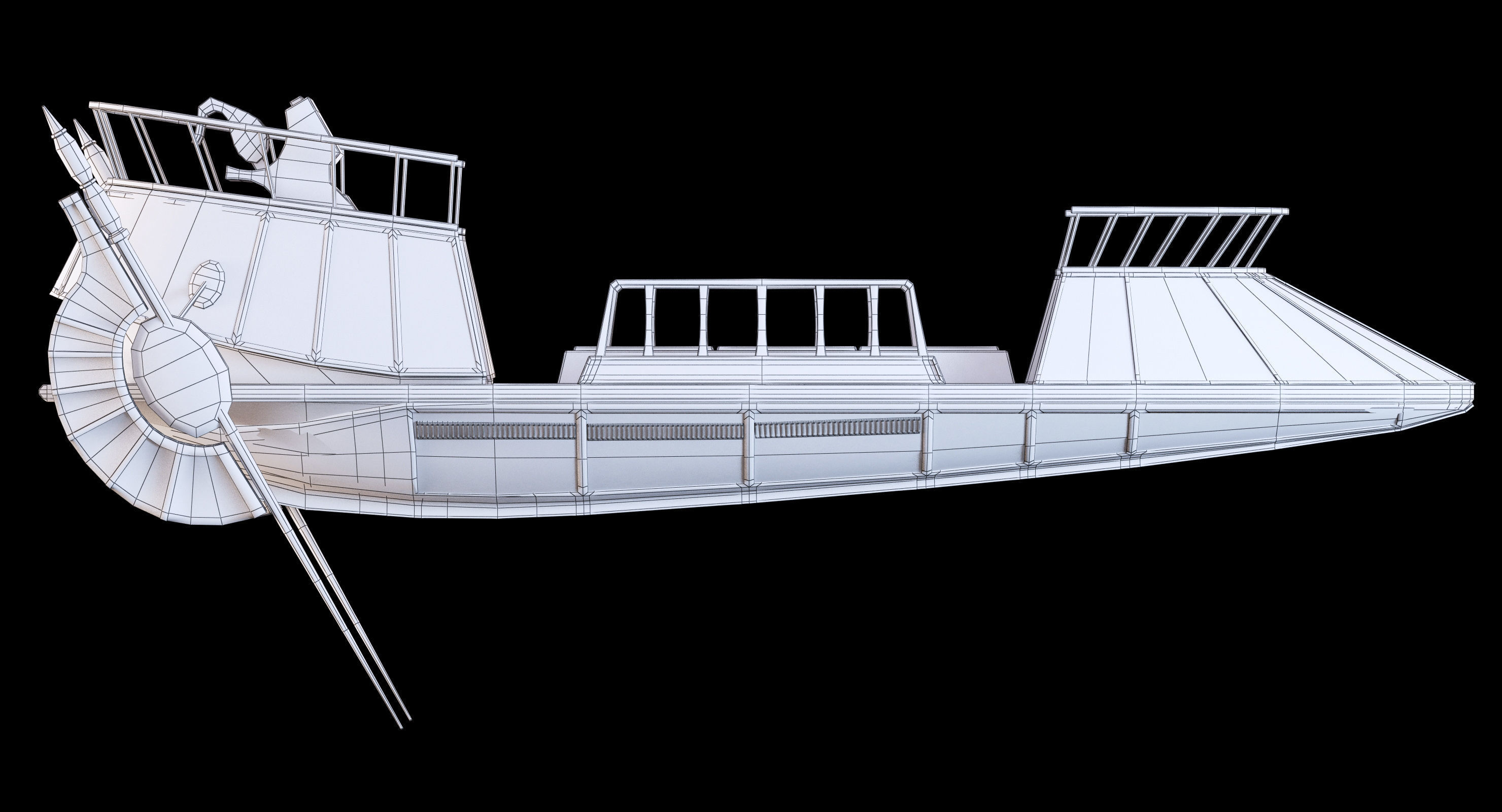 Star Wars Desert Skiff 3D model_21