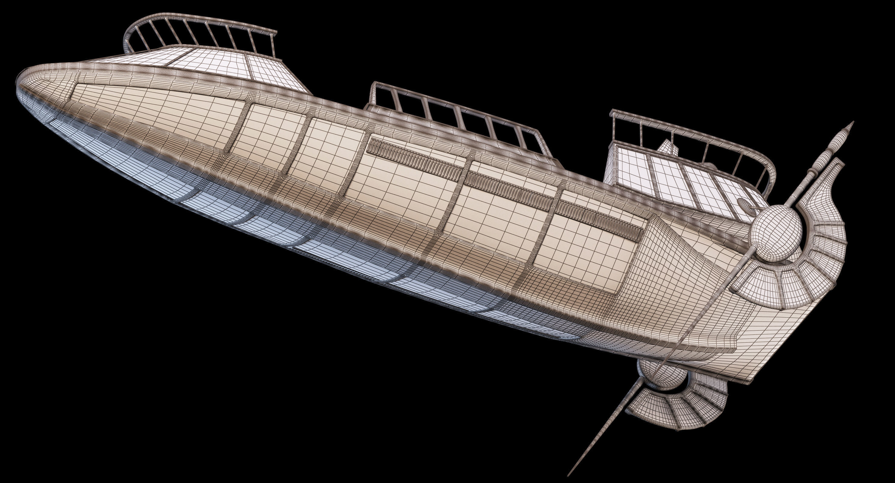 Star Wars Desert Skiff 3D model_24