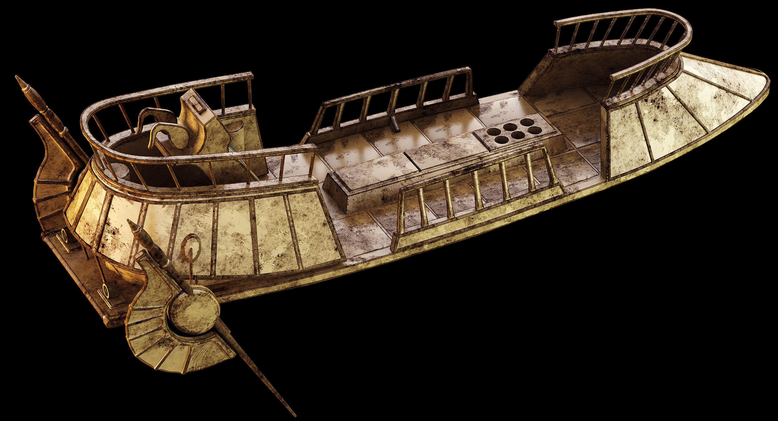 Star Wars Desert Skiff 3D model_10