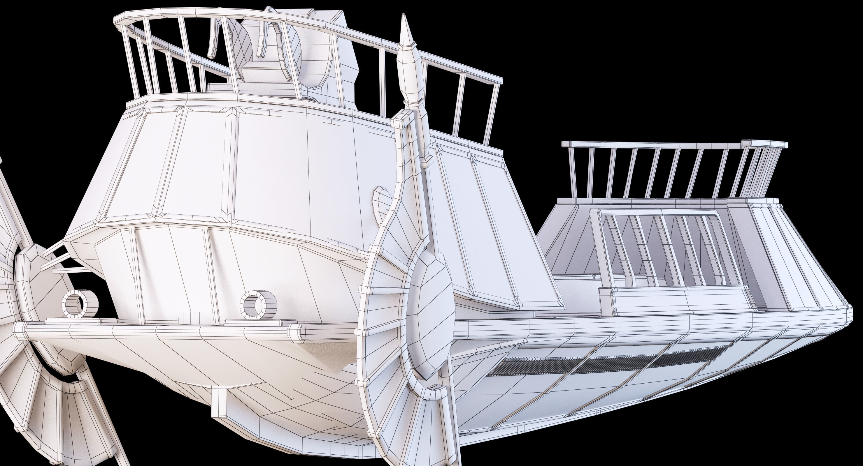 Star Wars Desert Skiff 3D model_31