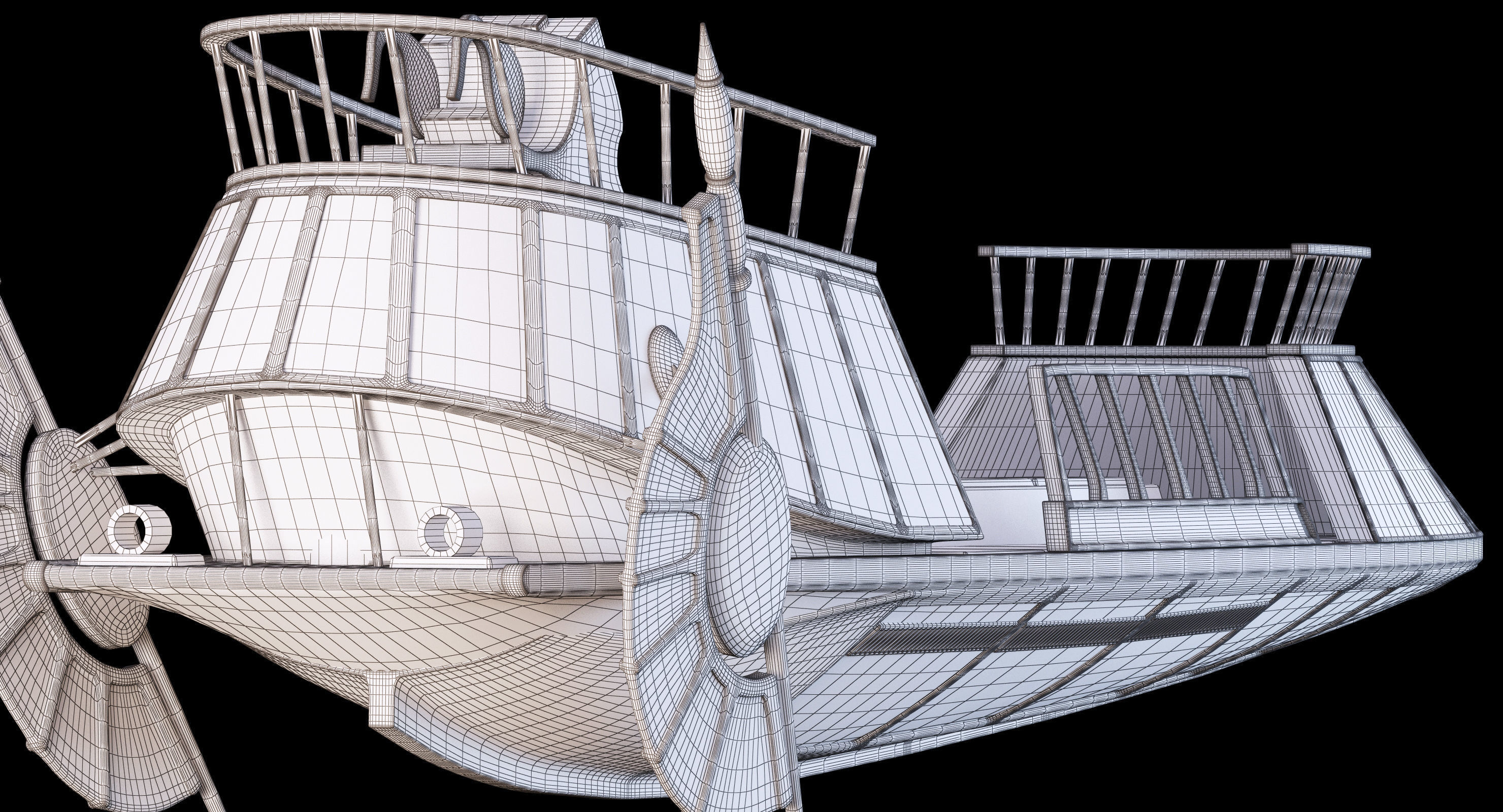 Star Wars Desert Skiff 3D model_30