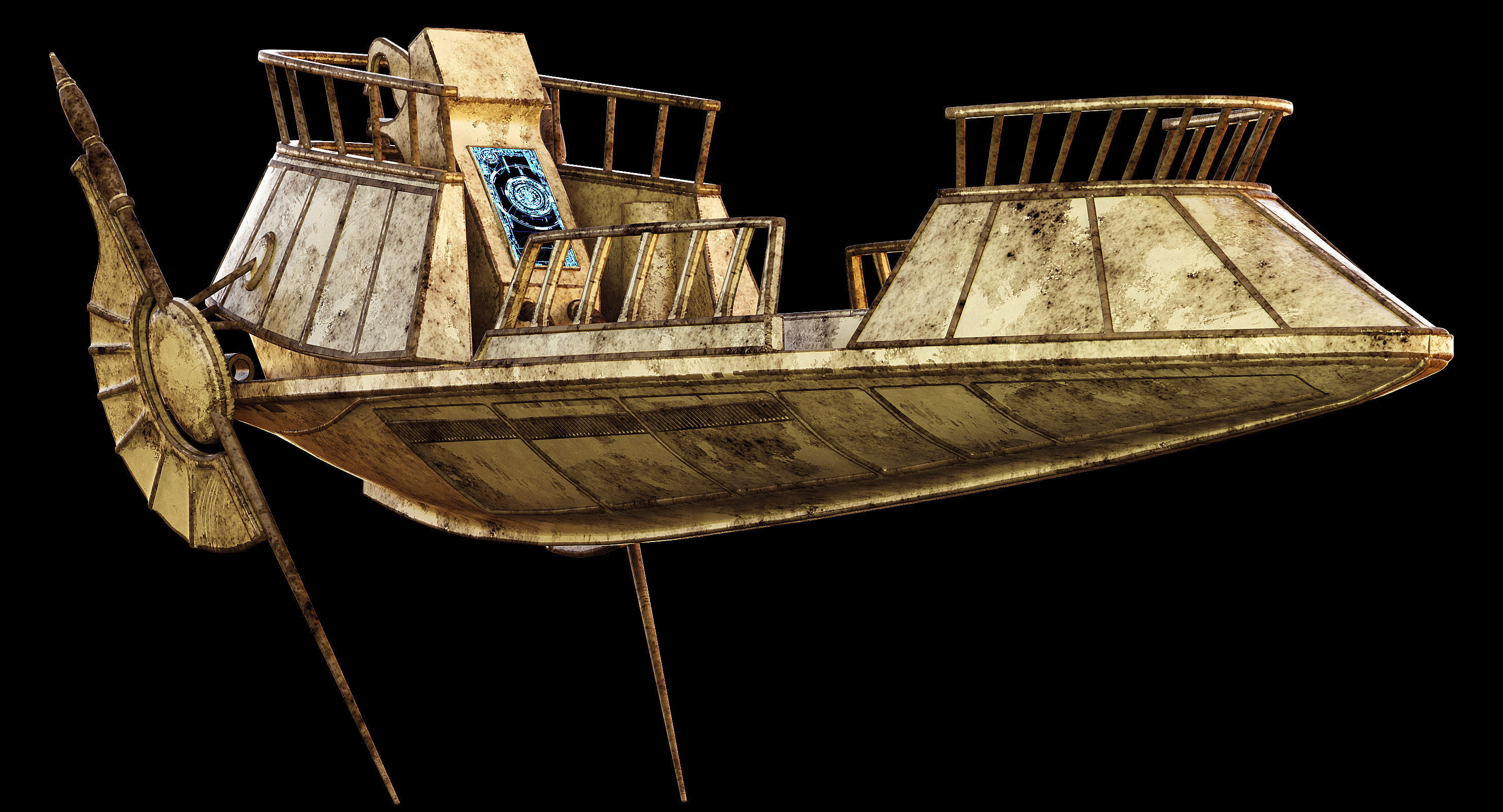 Star Wars Desert Skiff 3D model_6