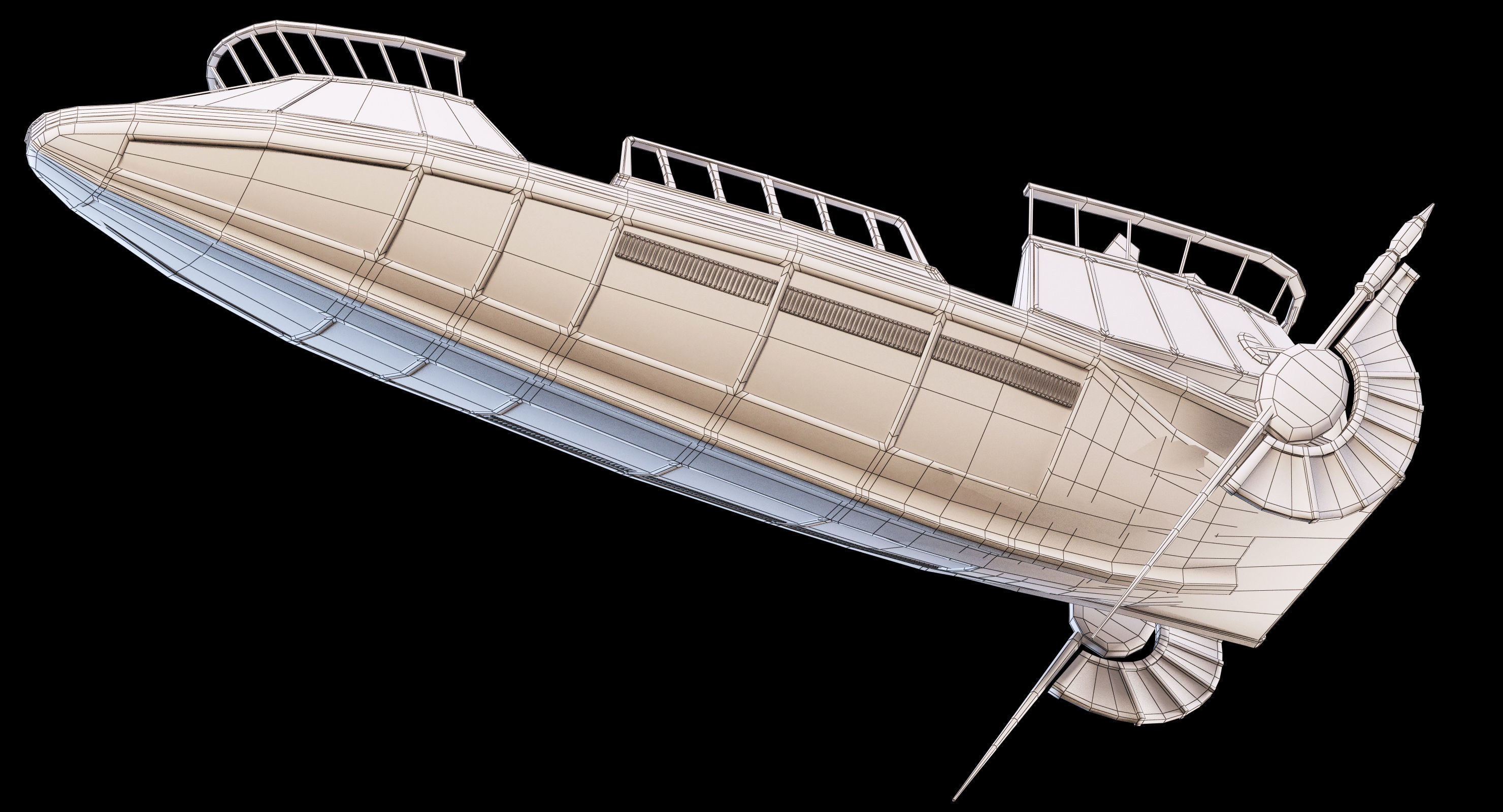 Star Wars Desert Skiff 3D model_25
