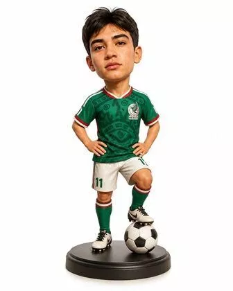 Gilberto Mora - Mexico Team - World Cup Football Printable Doll 3D