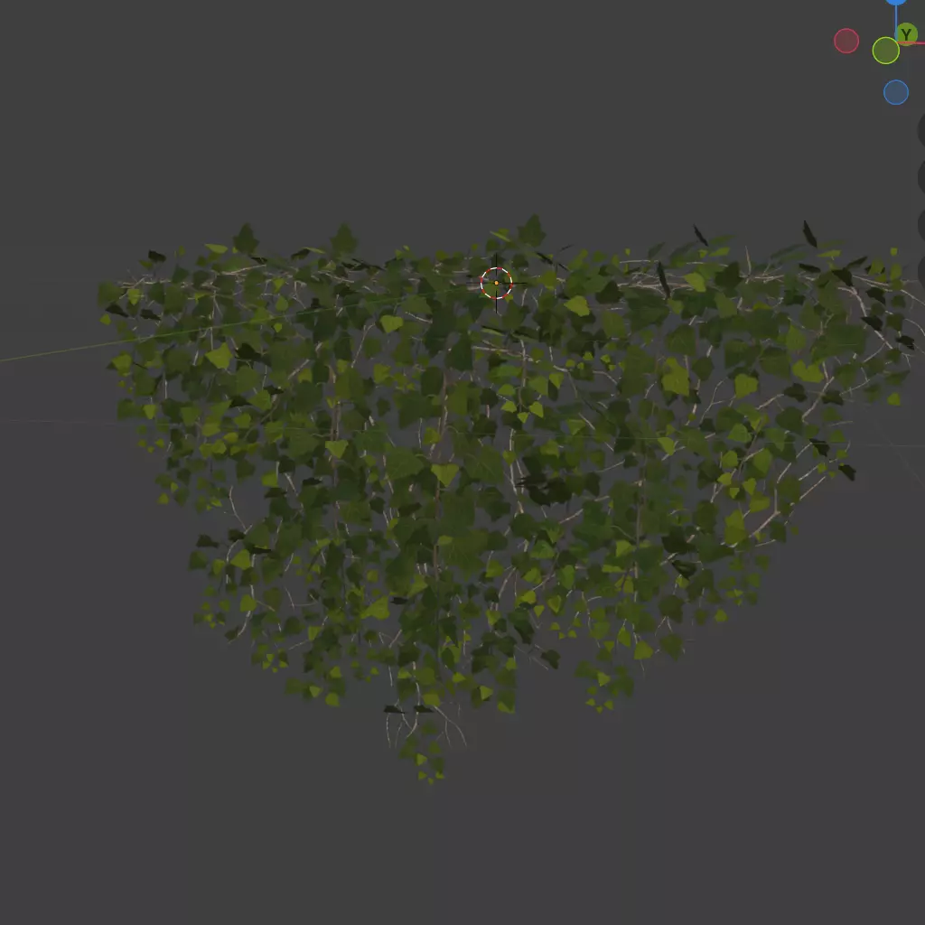 Climber tree Low-poly 3D model