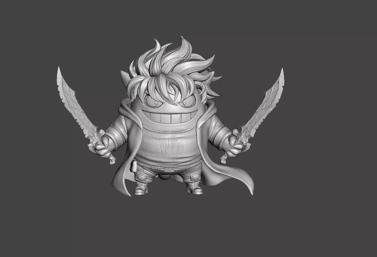 Gengar x Sung Jin Woo 3D Model 3D print model