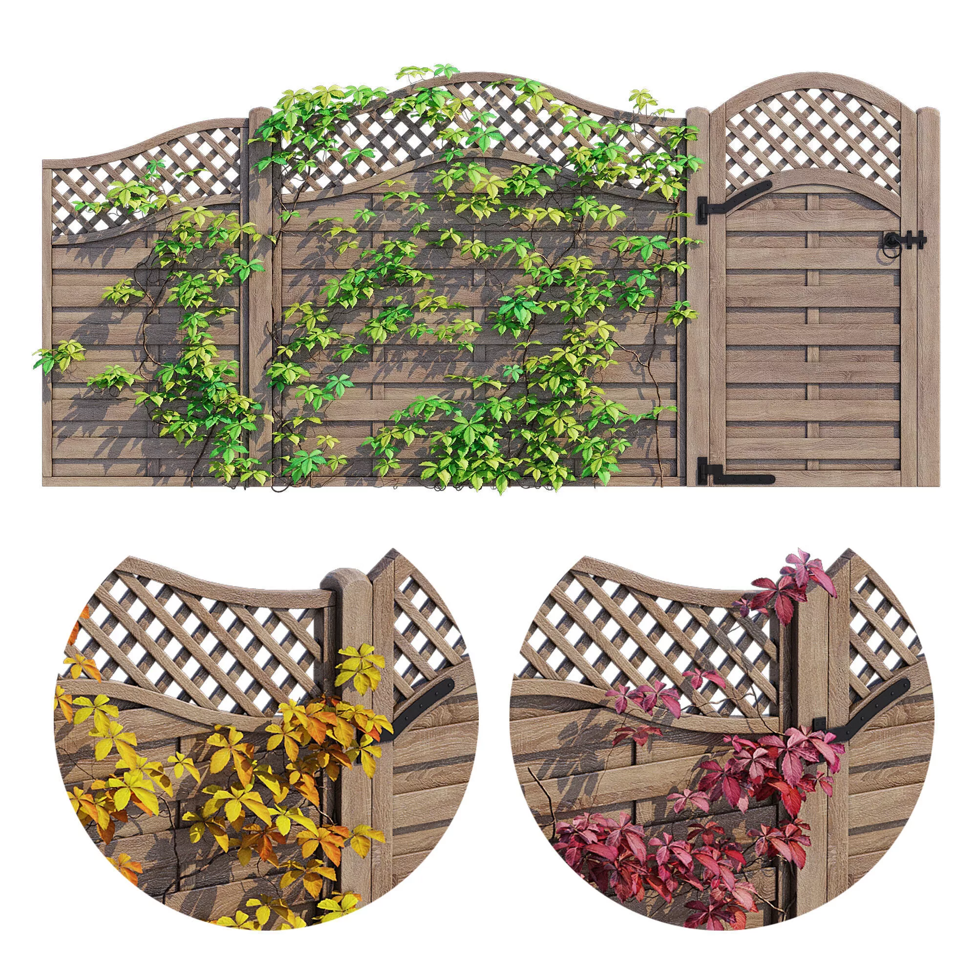 Omega garden set 3D model