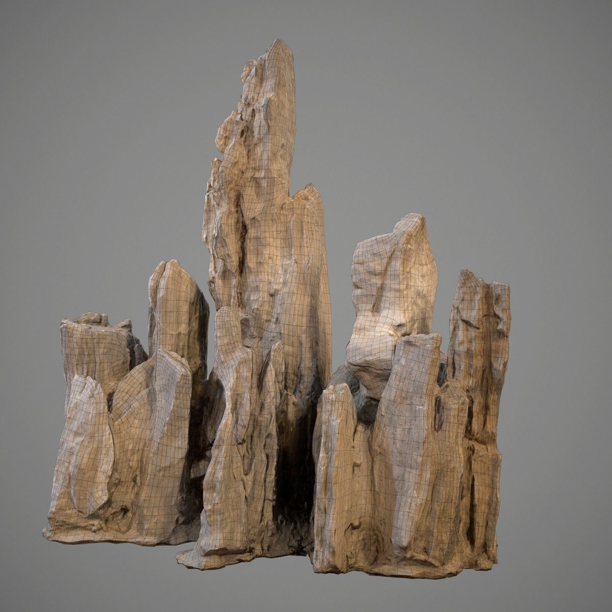 Rocky Mountain 2 Low-poly 3D model_10