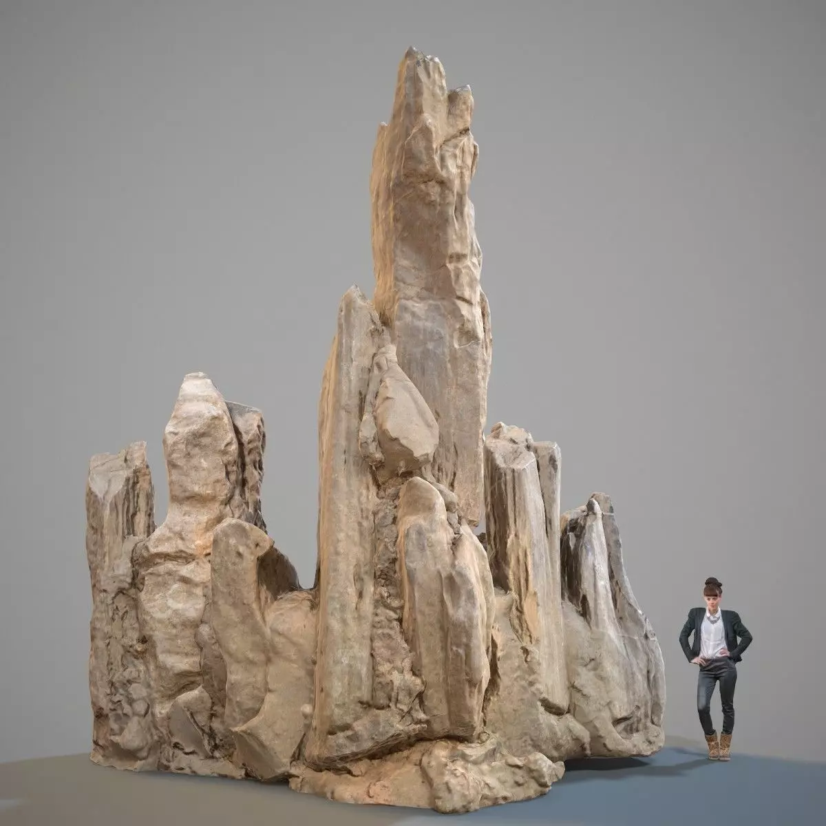 Rocky Mountain 2 Low-poly 3D model_0