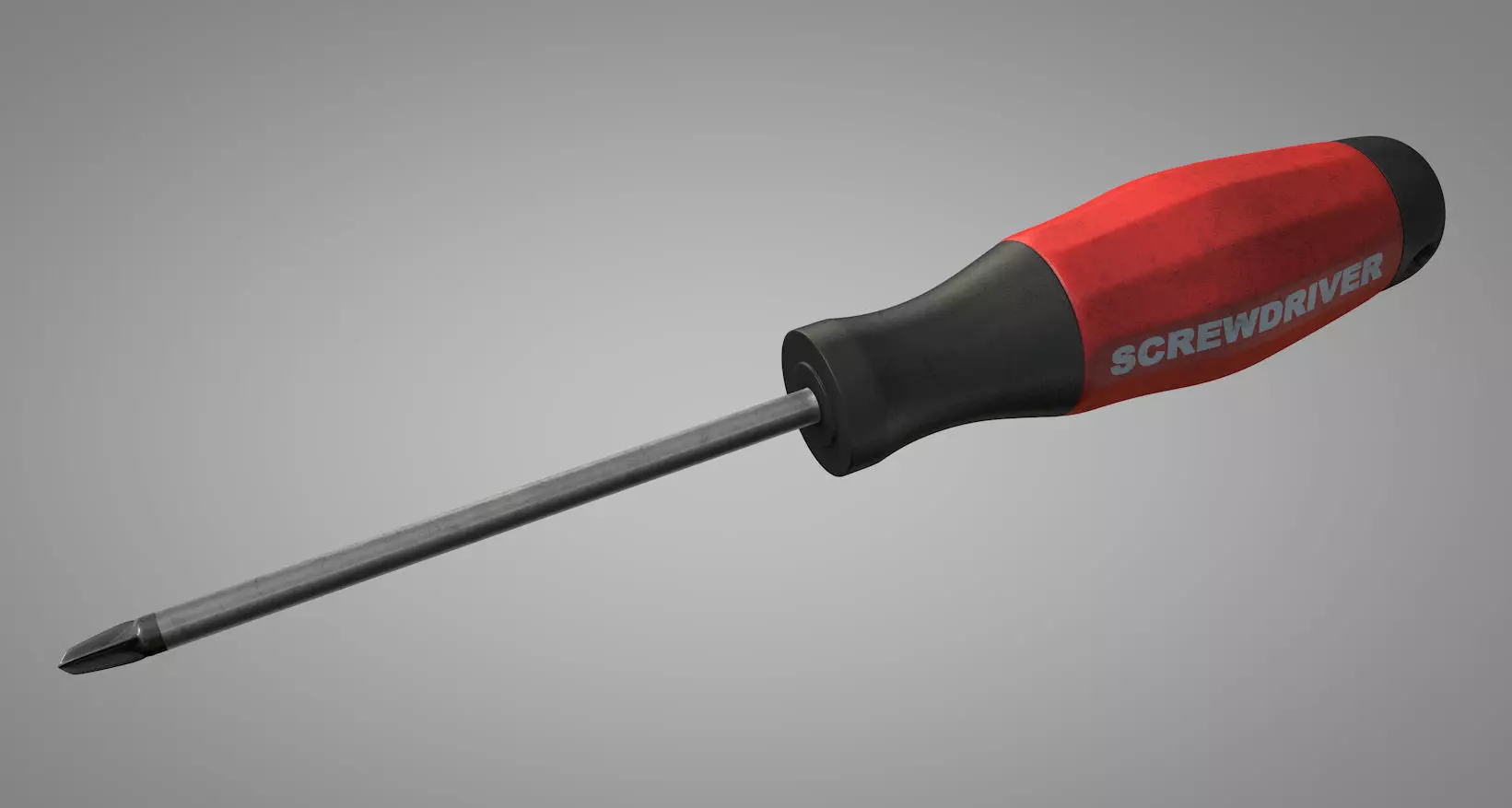 Screwdriver manual Free 3D model