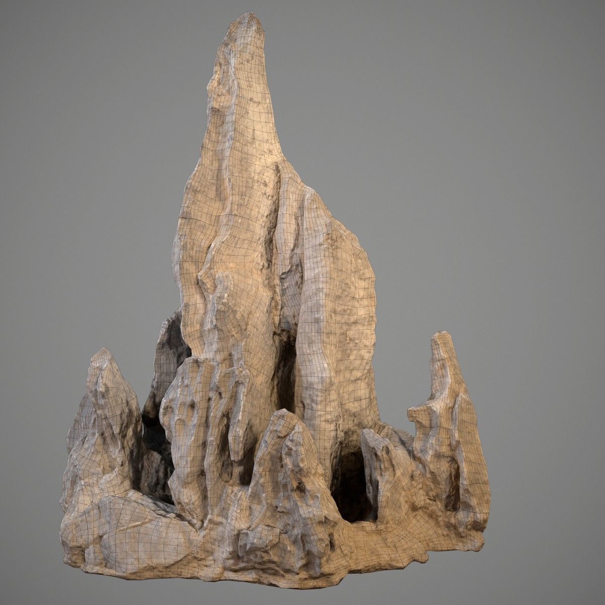 Rocky Mountain 4 Low-poly 3D model_9