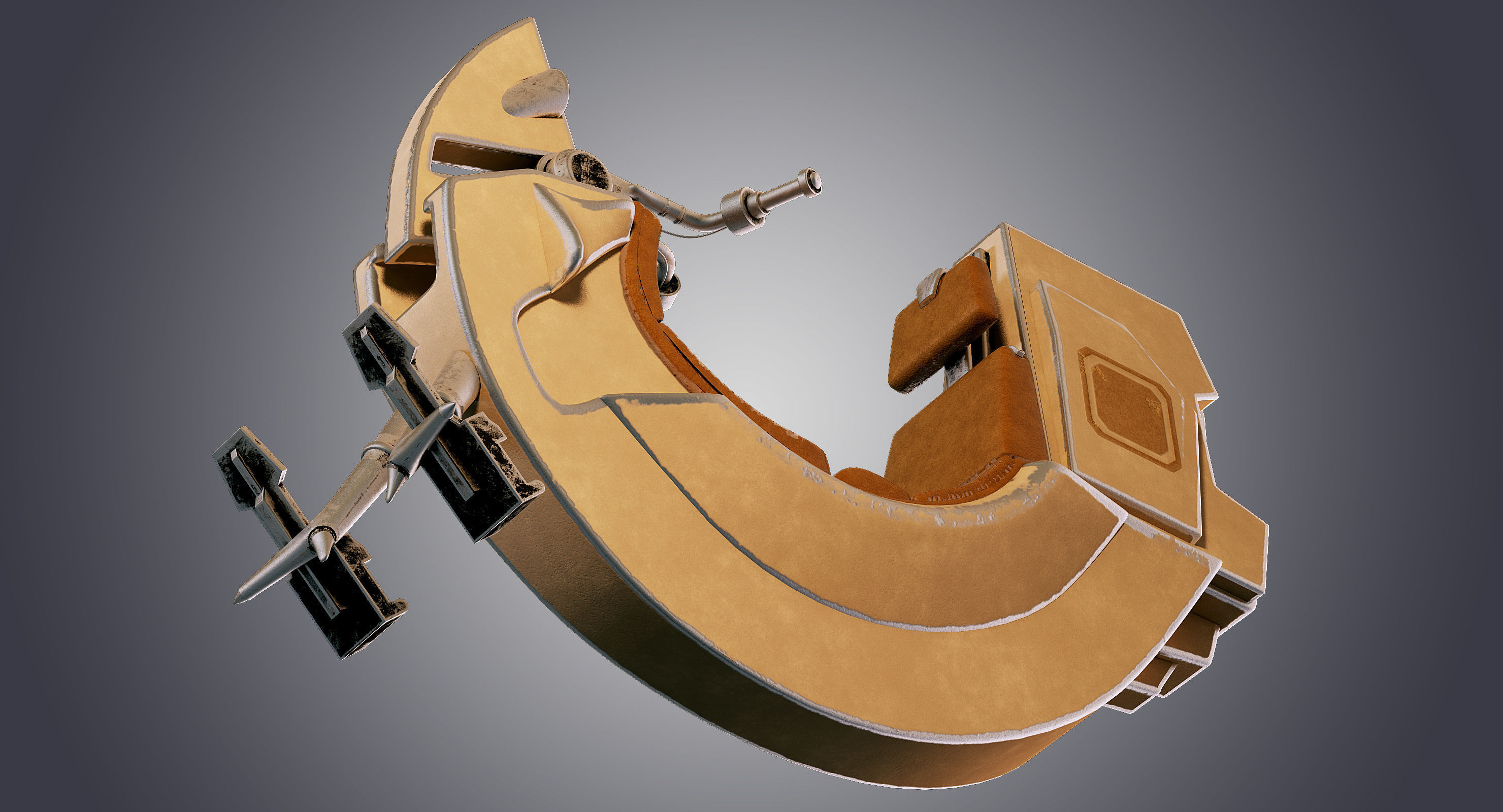 Star Wars Razalon FC-20 Speeder Bike 3D model_7